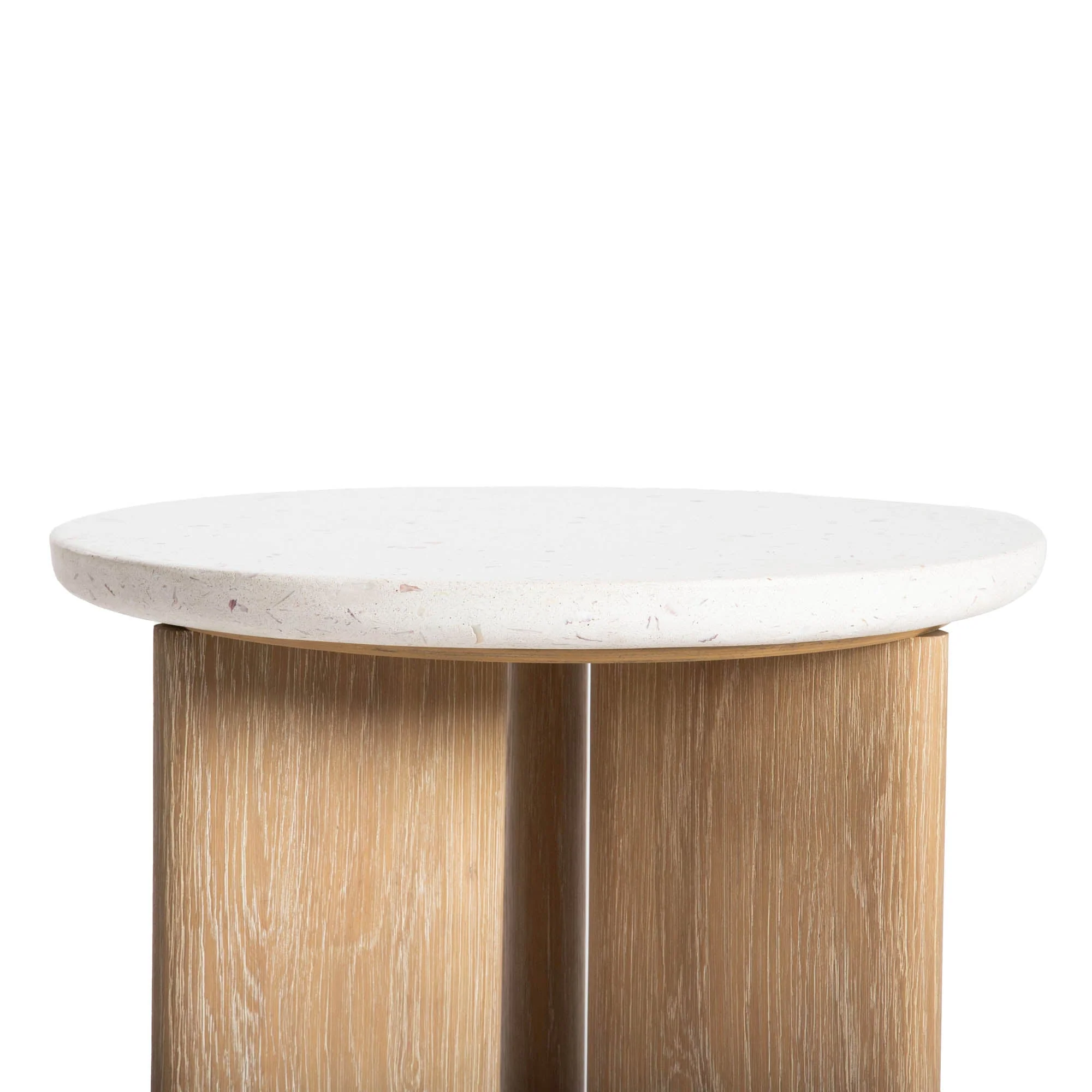 Infinity Side Table - Seashell Finish - Image 8