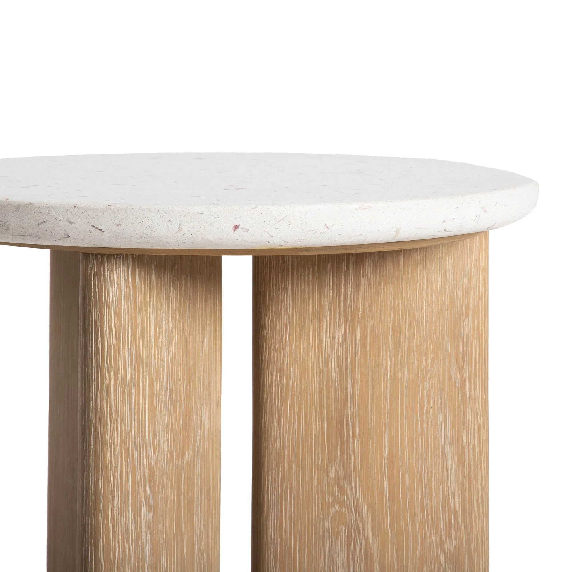 Infinity Side Table - Seashell Finish - Image 9