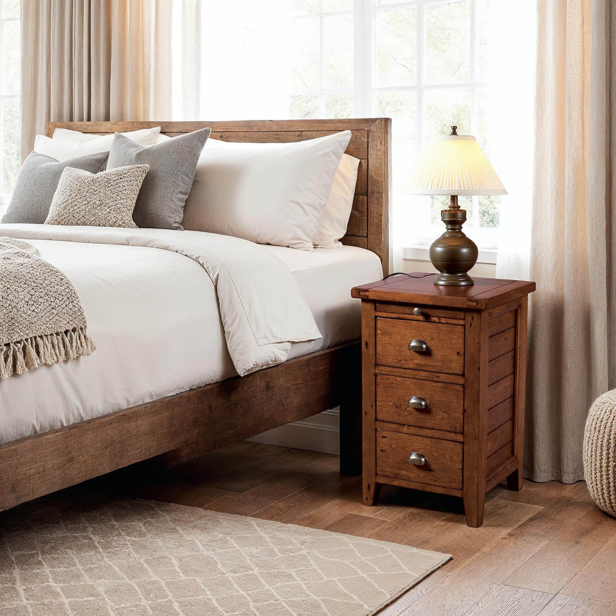 Irish Coast 3 Drw Nightstand - African Dusk - Image 10