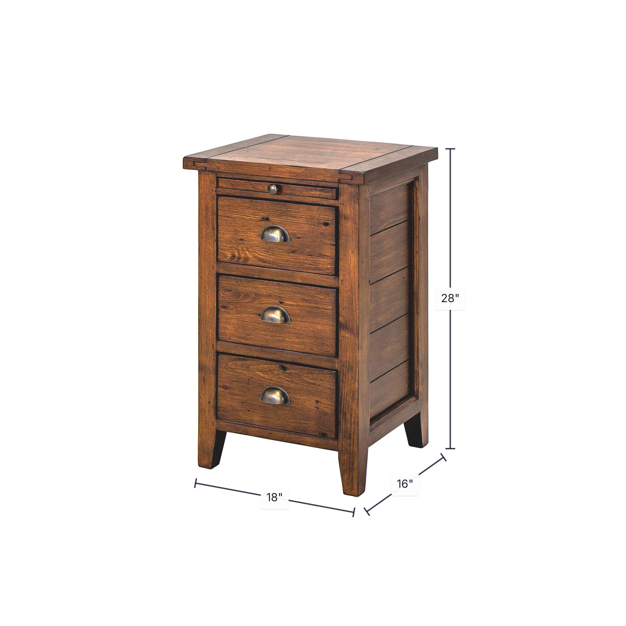 Irish Coast 3 Drw Nightstand - African Dusk - Image 3