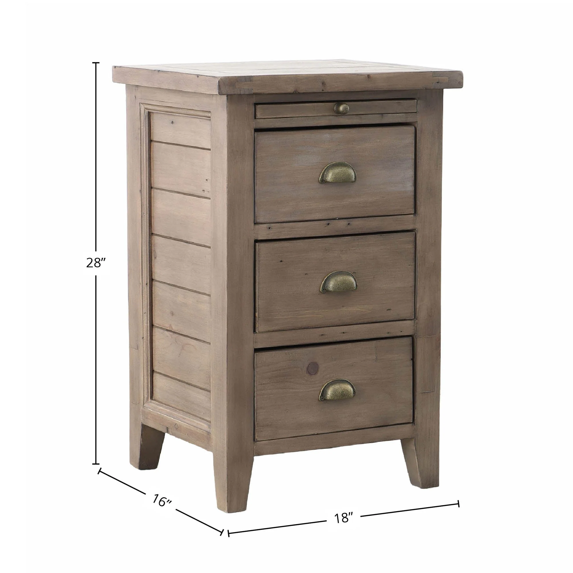 Irish Coast 3 Drw Nightstand - Sundried - Image 3