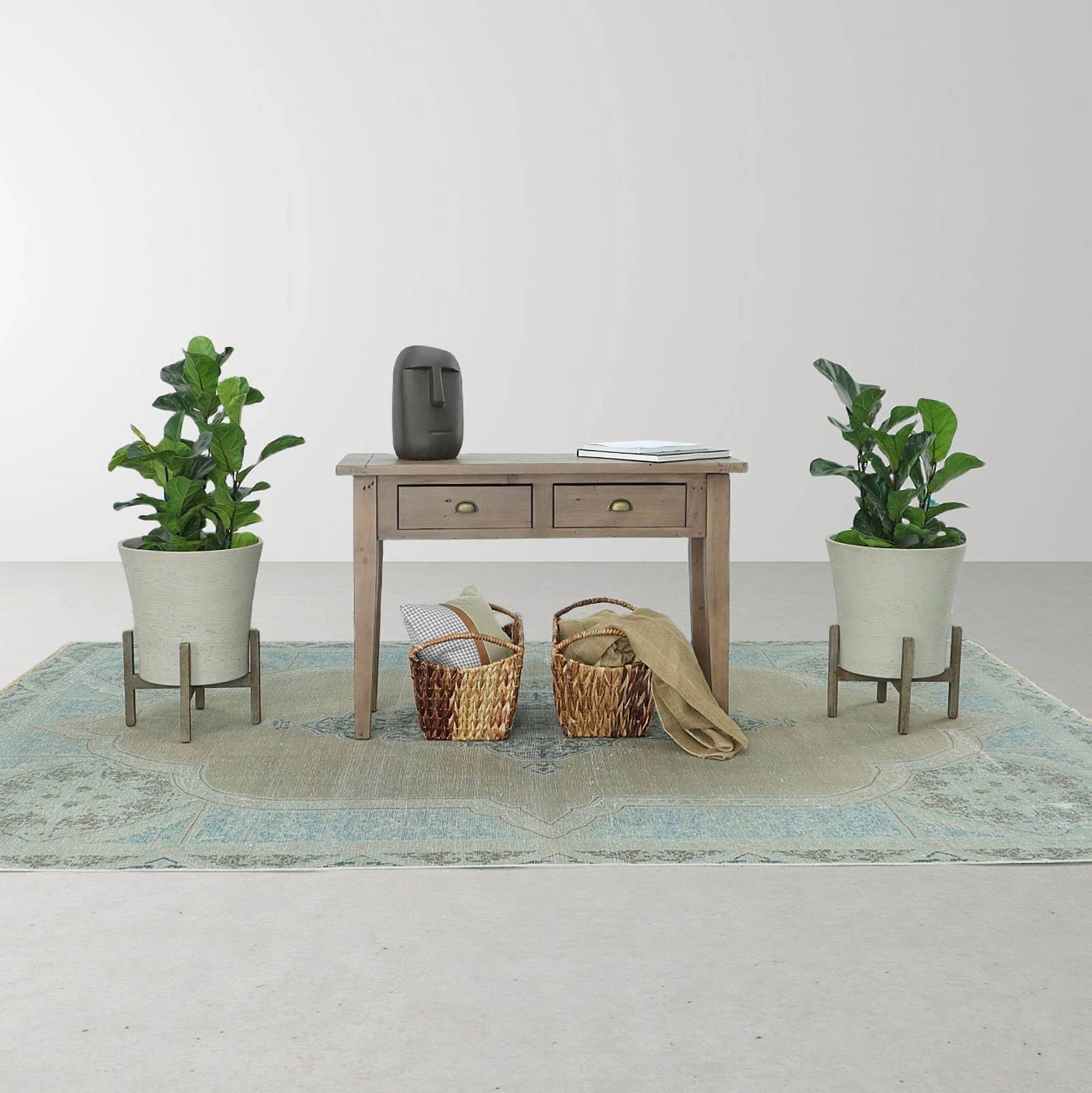 Irish Coast Small Console Table - Sundried - Image 4