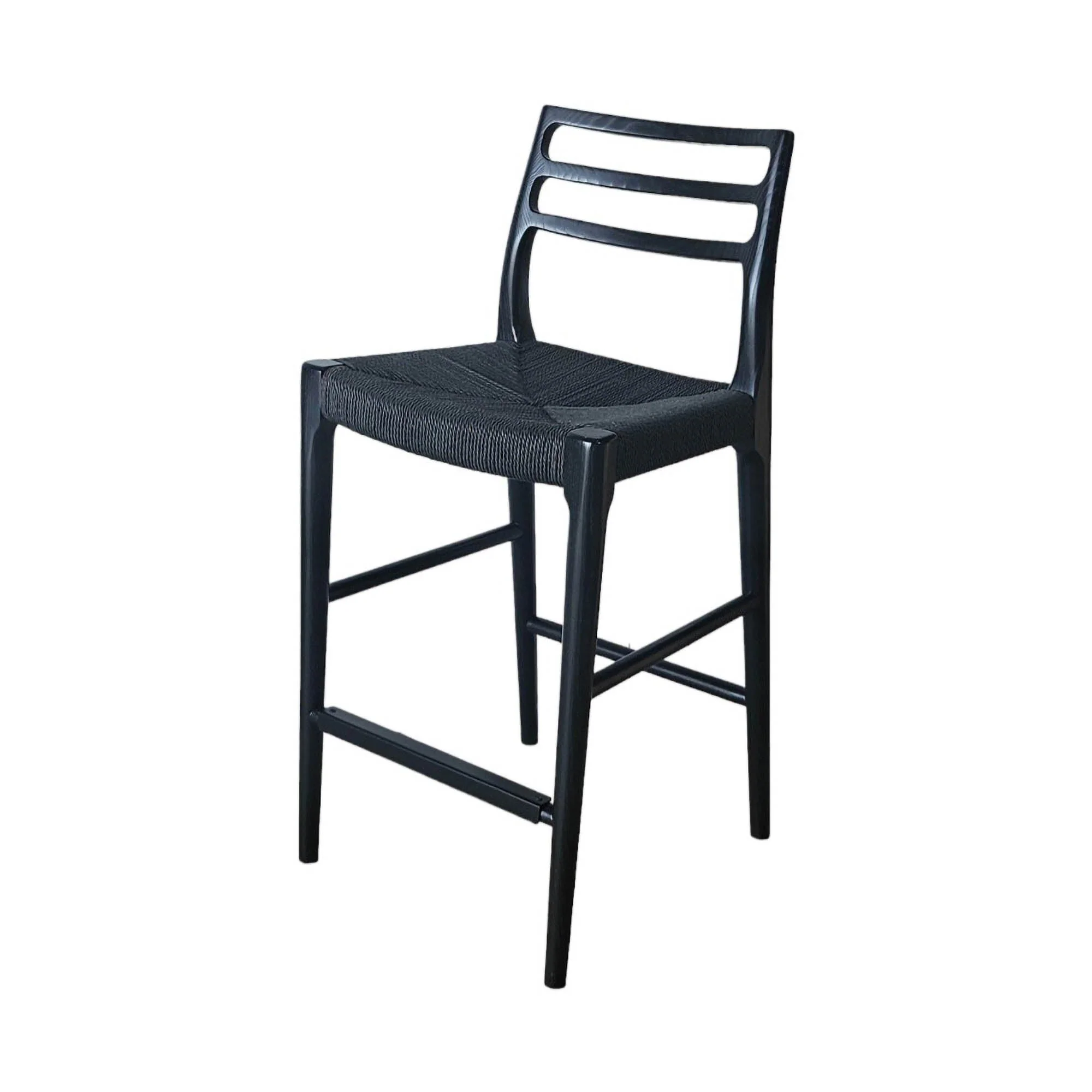 Java Narrow Counter Stool w/ 26" Seat Height - Black