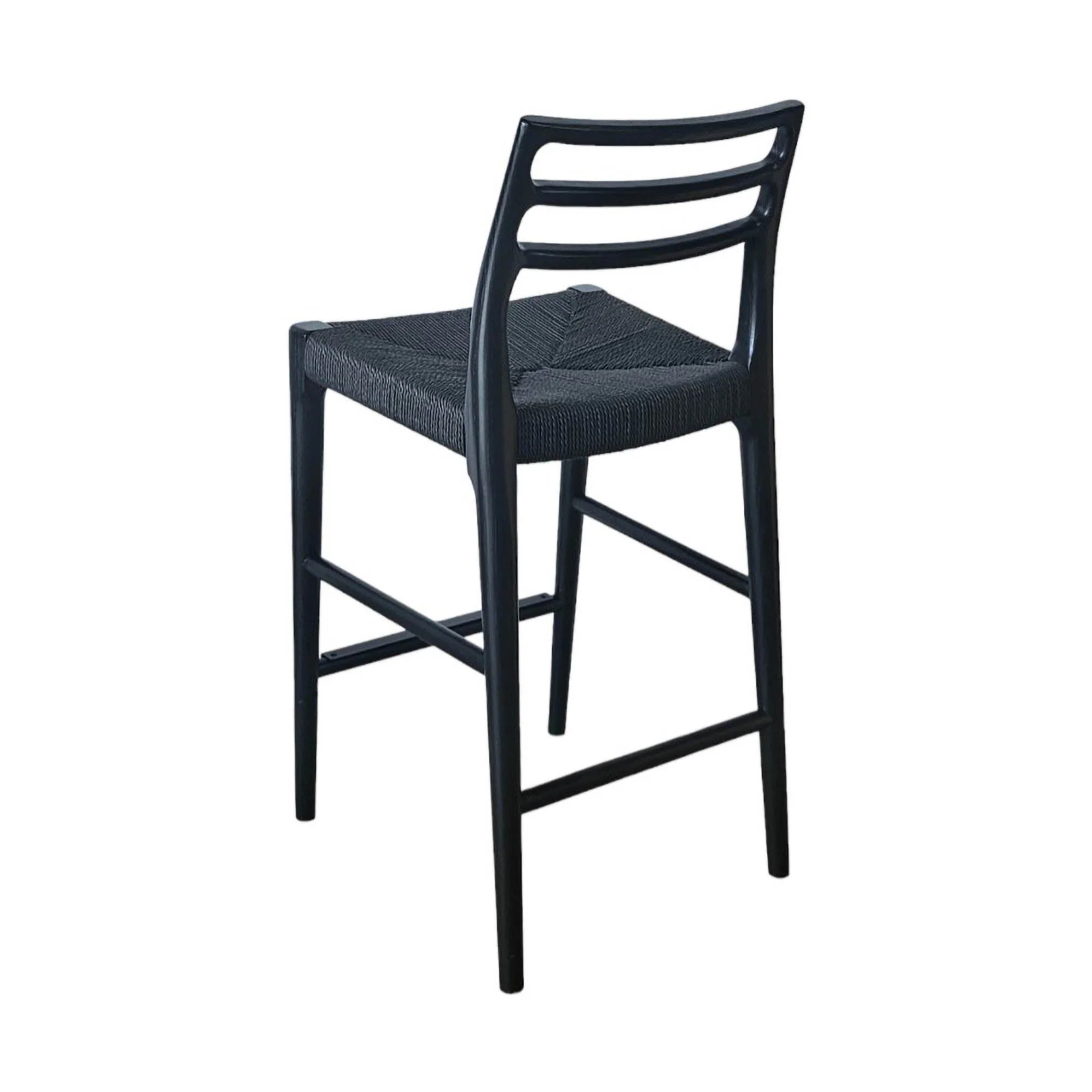 Java Narrow Counter Stool w/ 26" Seat Height - Black - Image 8