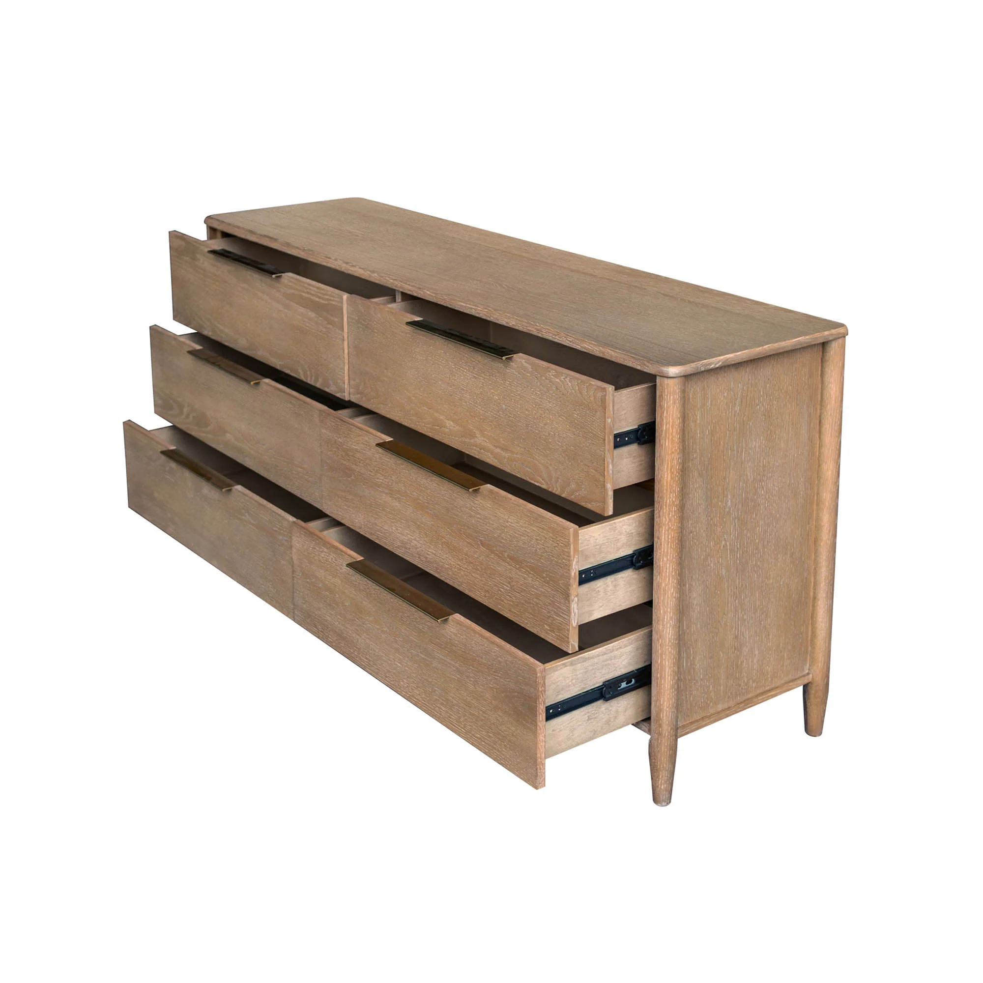 Kamelia 6 Drawer Dresser - Sand - Image 6