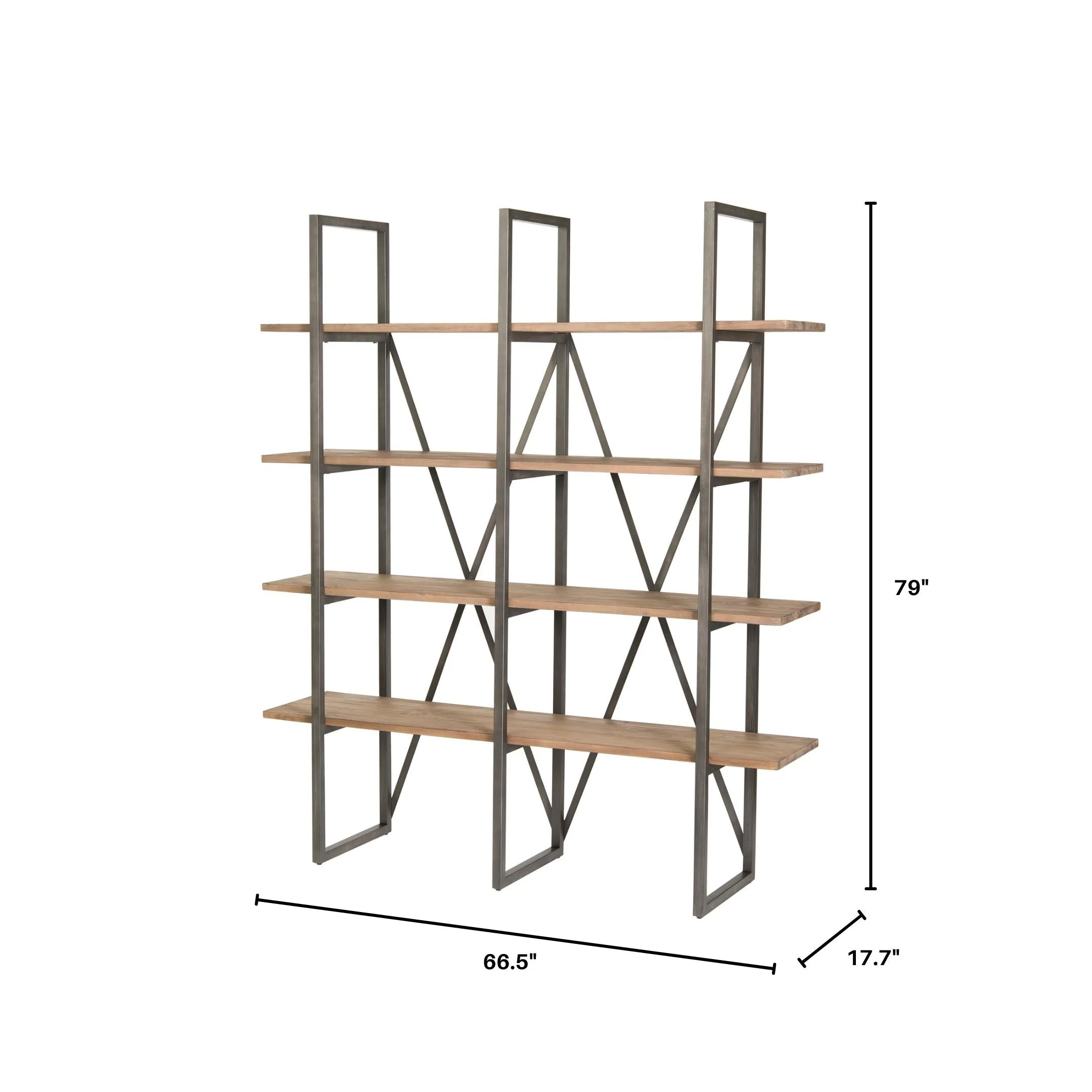 Kenya Large Cain Rack - Salvaged Grey - Image 5