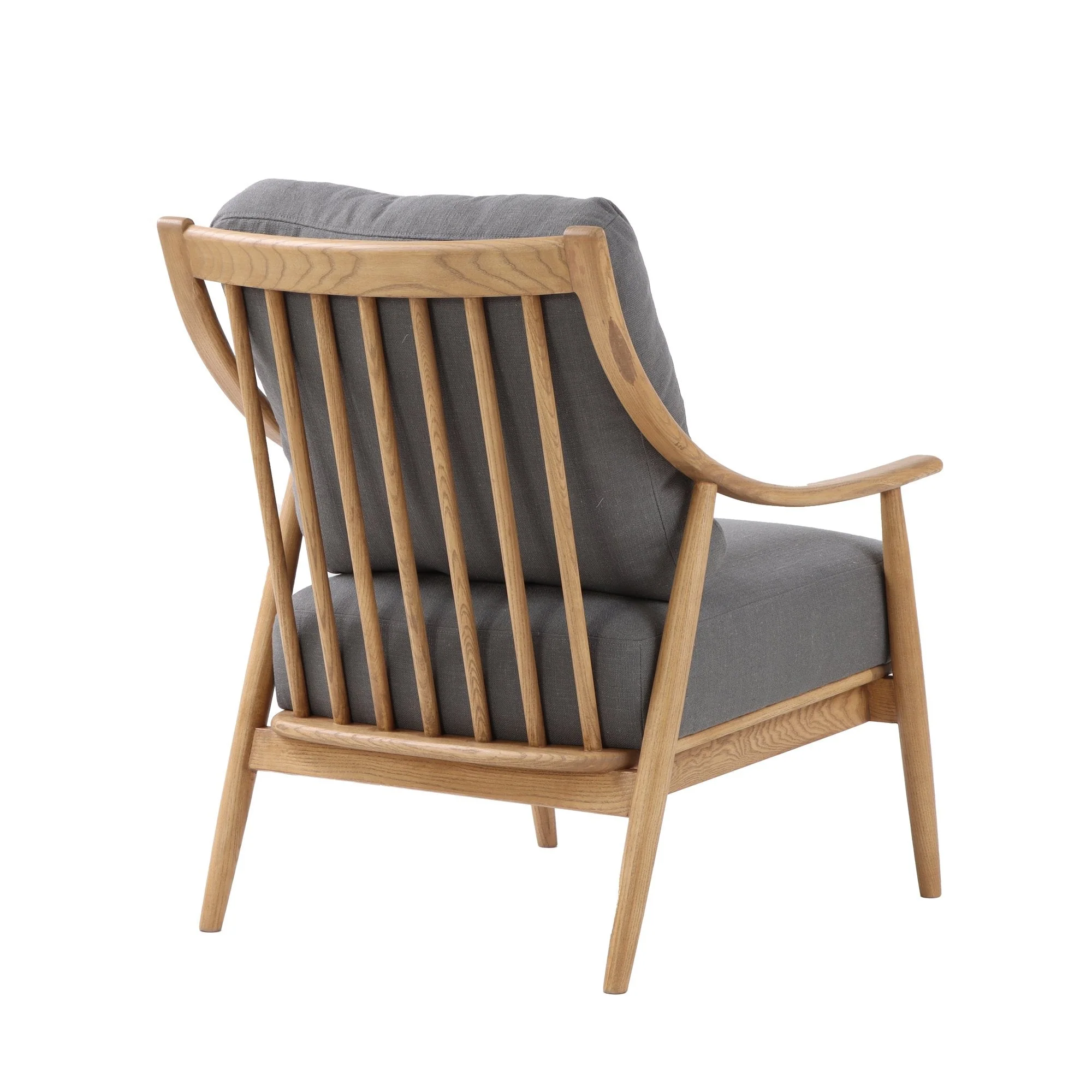 Kinsley Club Chair - Stormy Grey/Natural Frame - Image 5