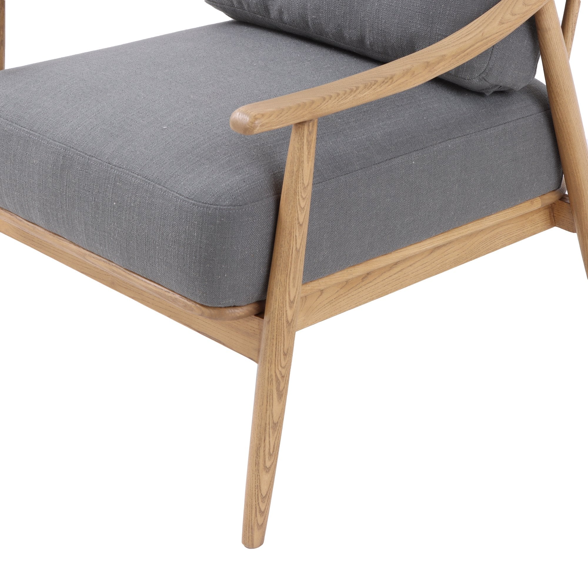 Kinsley Club Chair - Stormy Grey/Natural Frame - Image 8