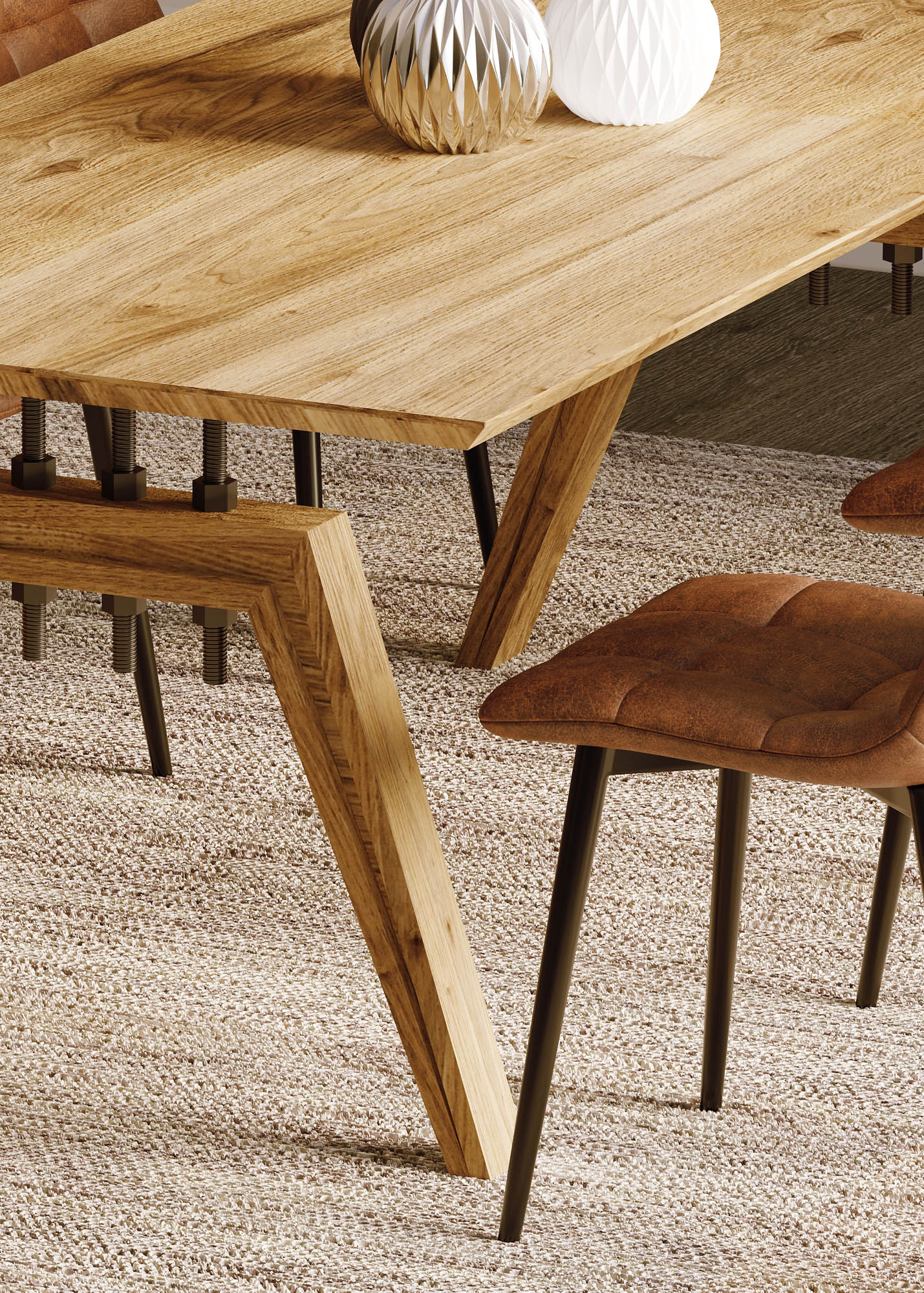 Landmark Dining Table 84" - Image 15