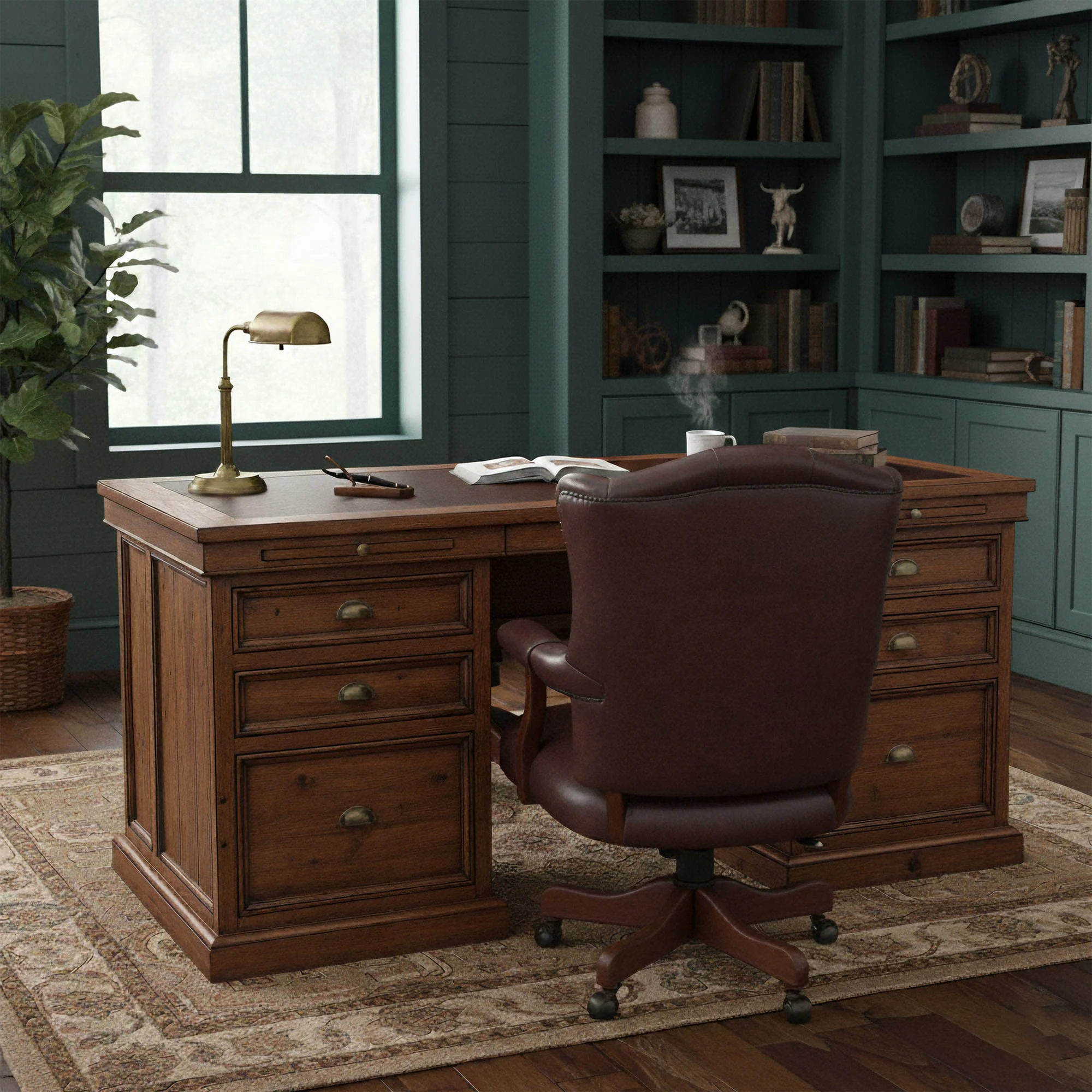Lifestyle Double Desk - African Dusk - Image 8