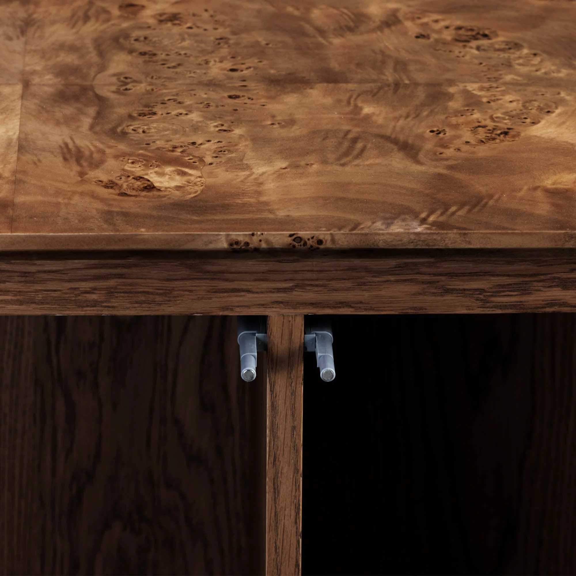 Mappa 3 Door Sideboard - Dark Burl - Image 6