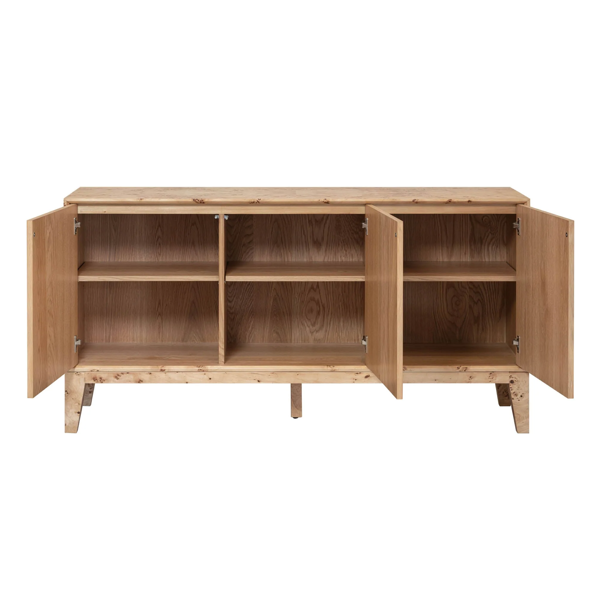 Mappa 3 Door Sideboard - Light Burl - Image 4