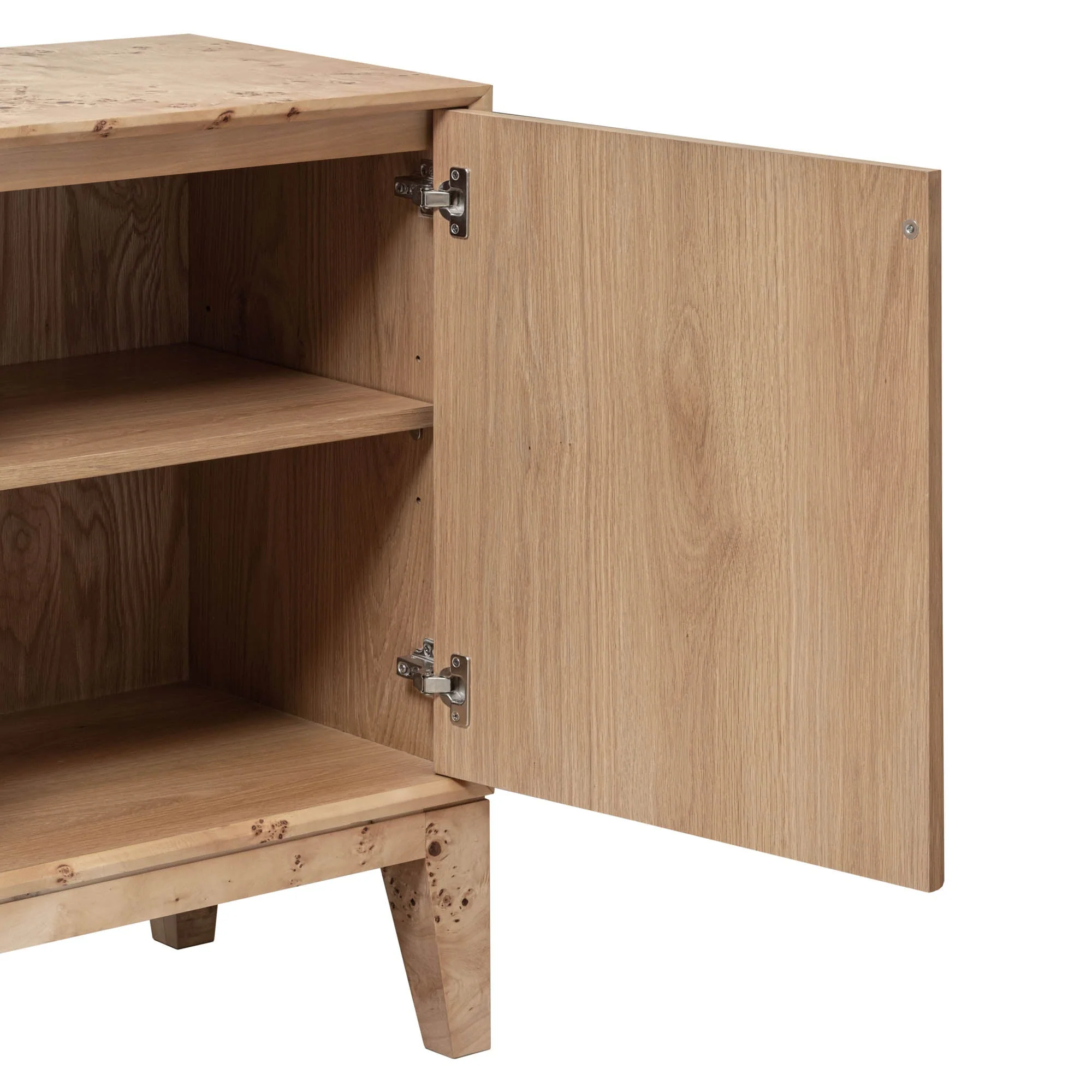 Mappa 3 Door Sideboard - Light Burl - Image 7