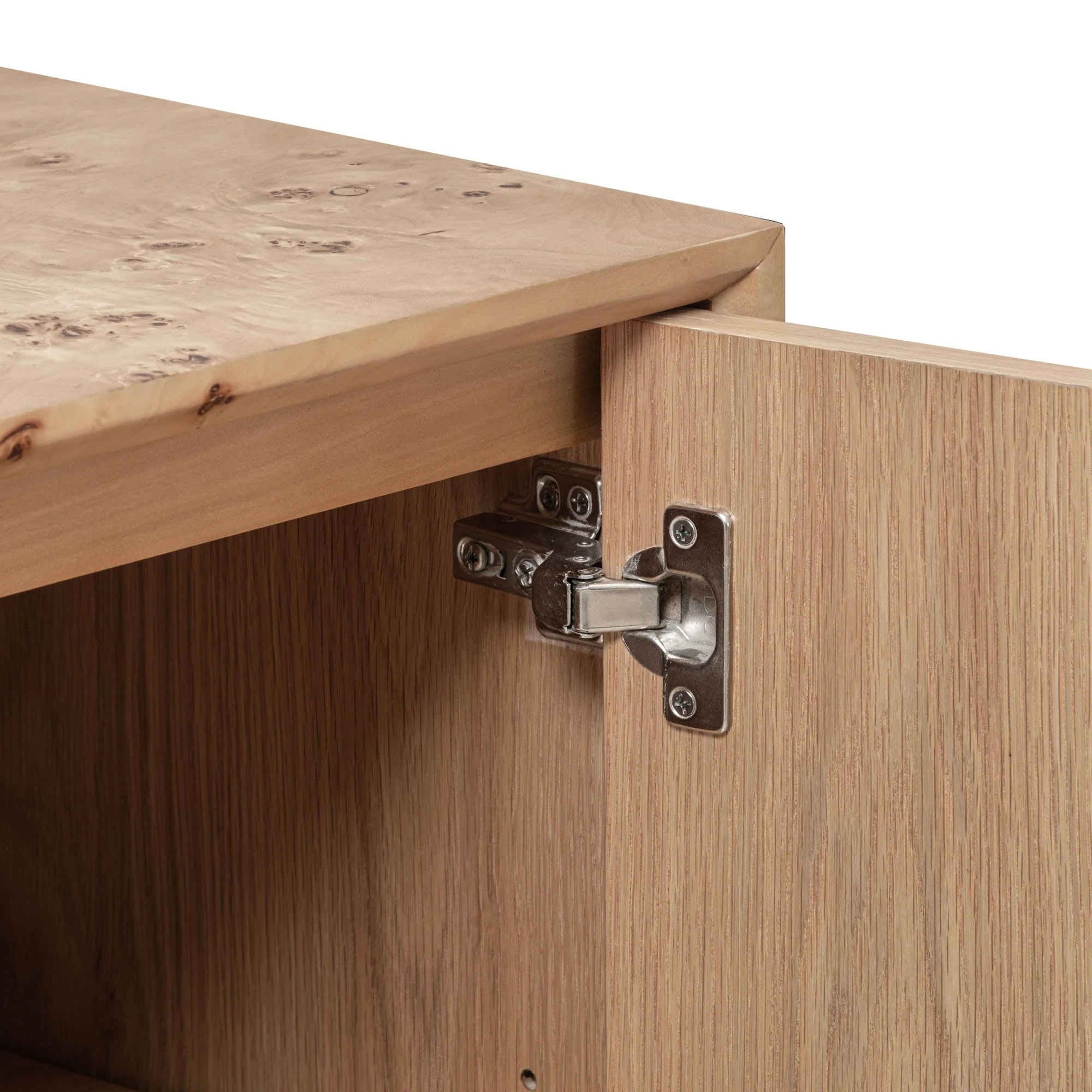 Mappa 3 Door Sideboard - Light Burl - Image 8