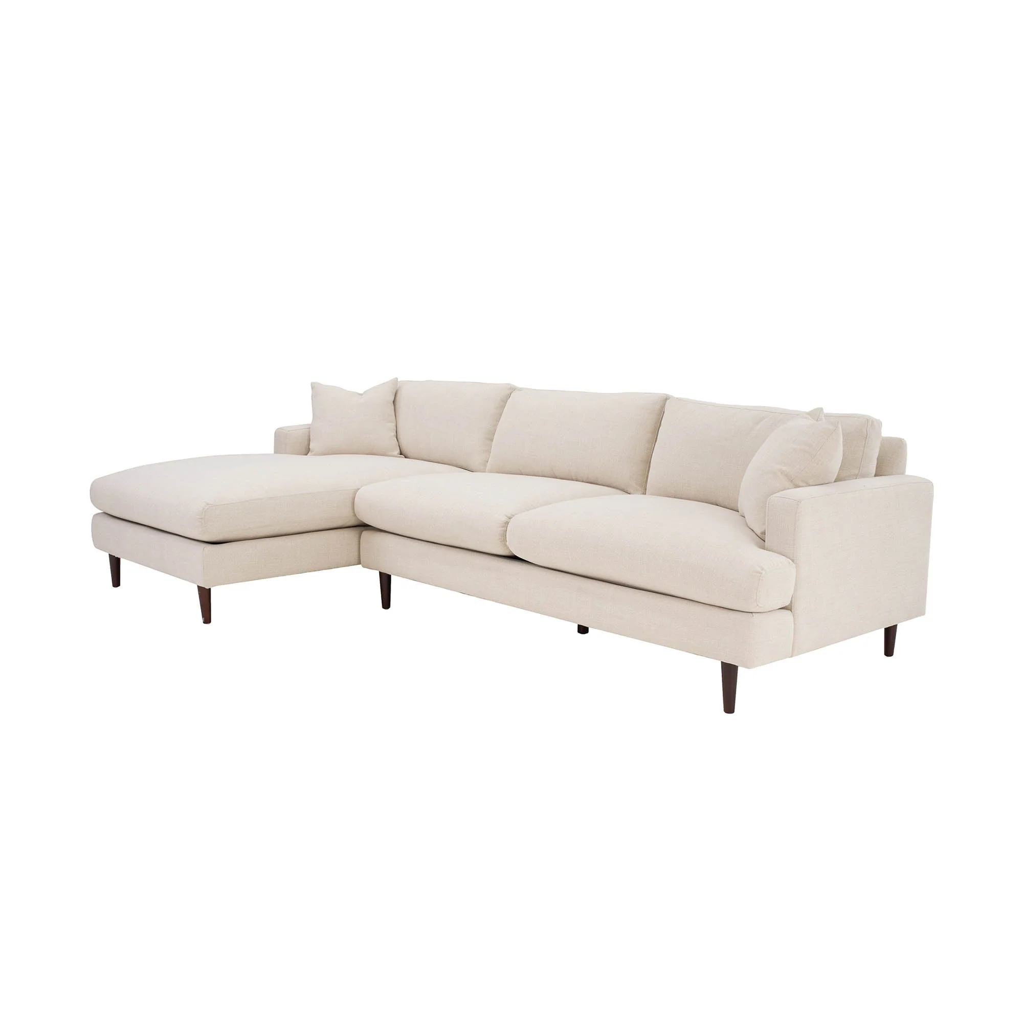 Martha Left Sectional Sofa - Beach Alabaster - Image 4
