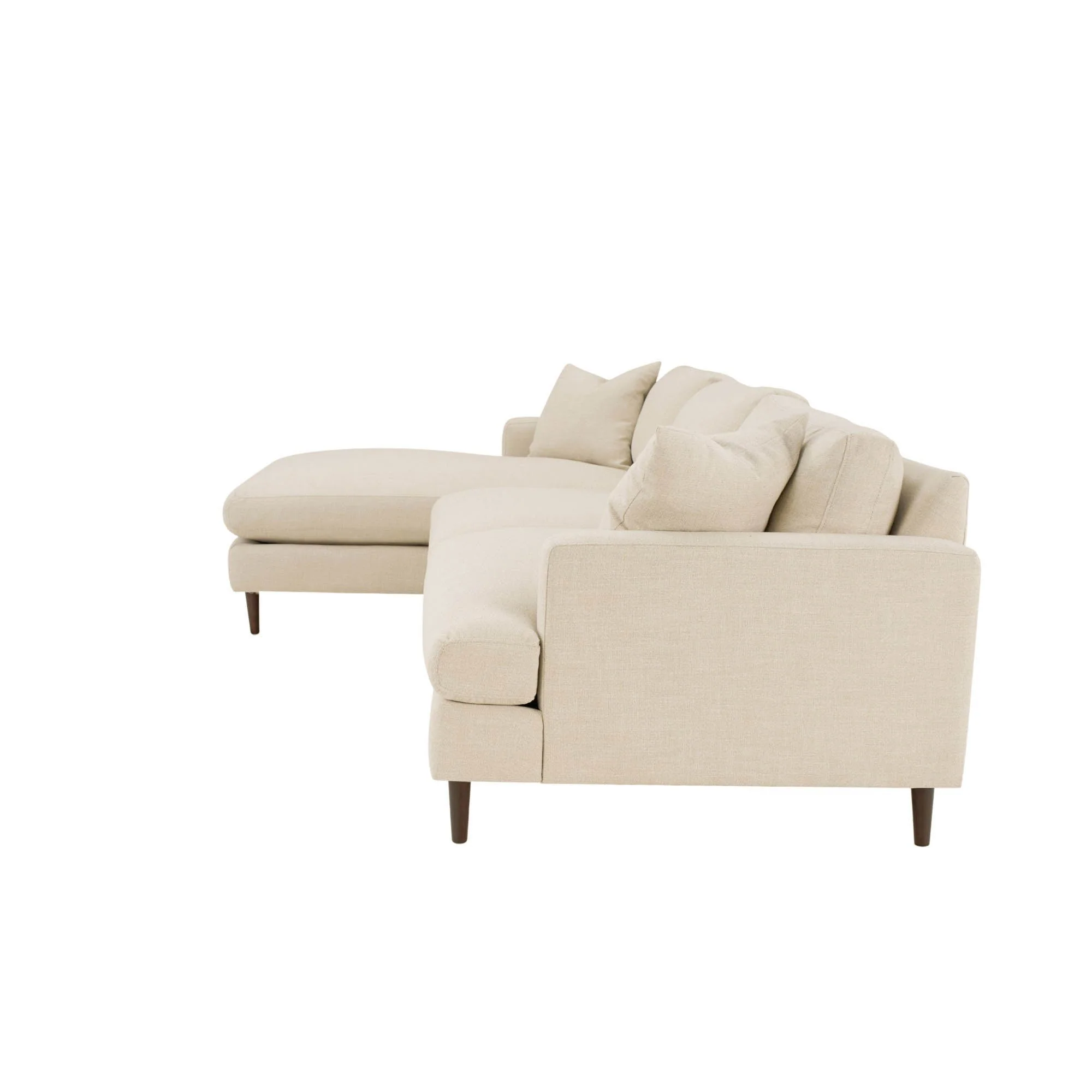 Martha Left Sectional Sofa - Beach Alabaster - Image 5