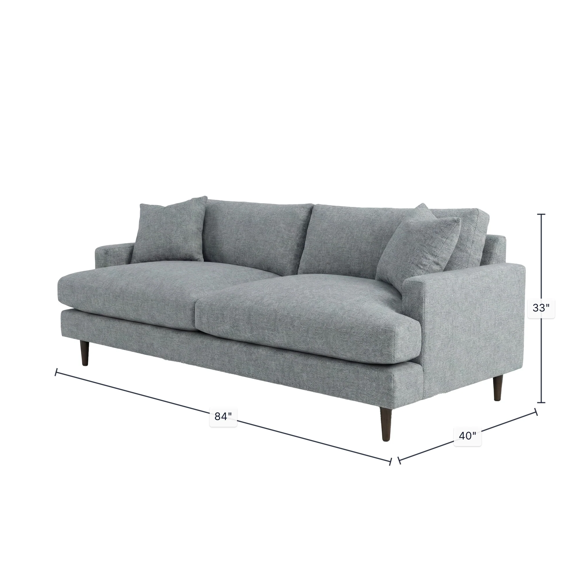 Martha Sofa - Oyster Grey (Performance) - Image 3