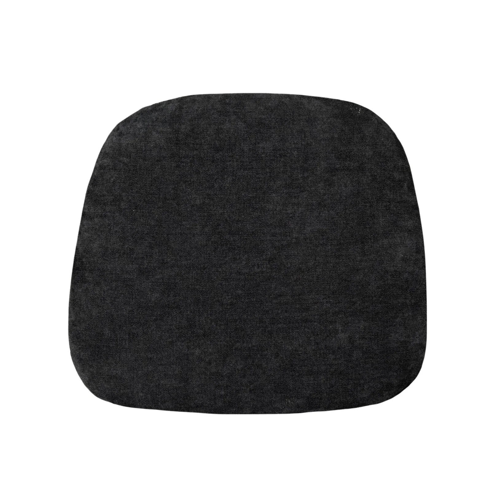 Metal Crossback Fabric Cushion Seat - Black