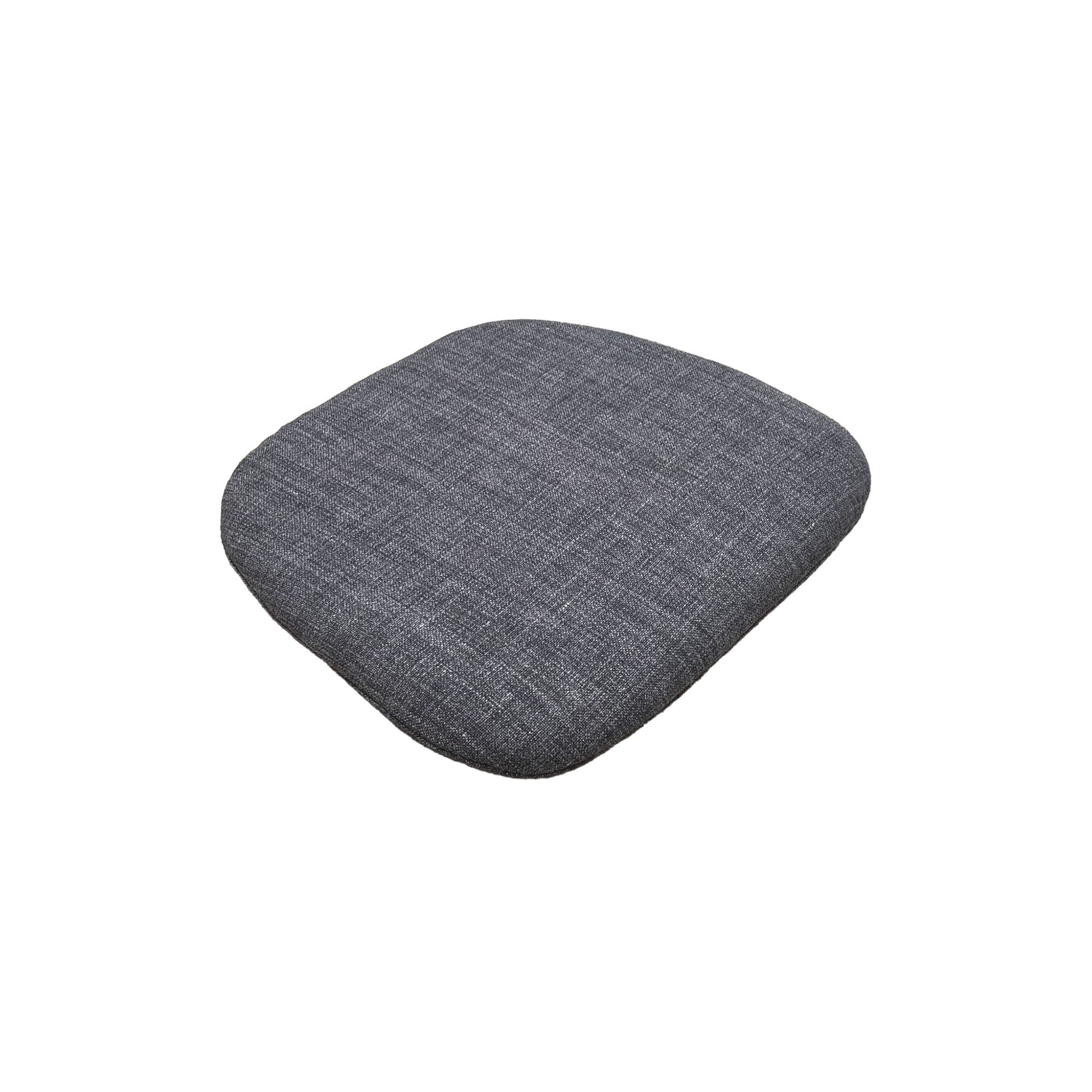Metal Crossback Fabric Cushion Seat - Grey - Image 2