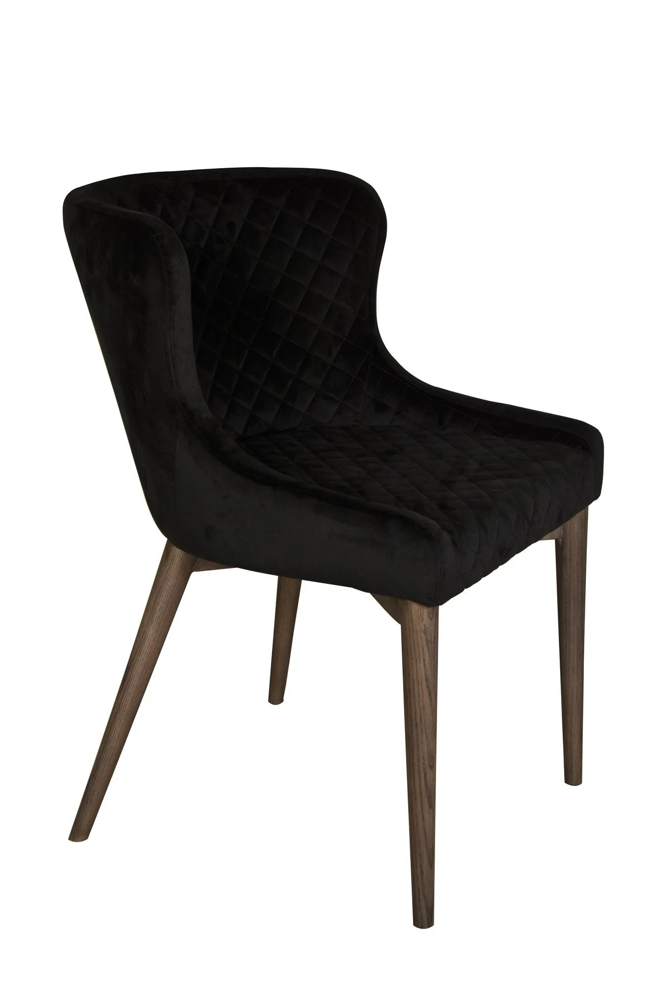 Mila Dining Chair - Black Velvet - Image 10