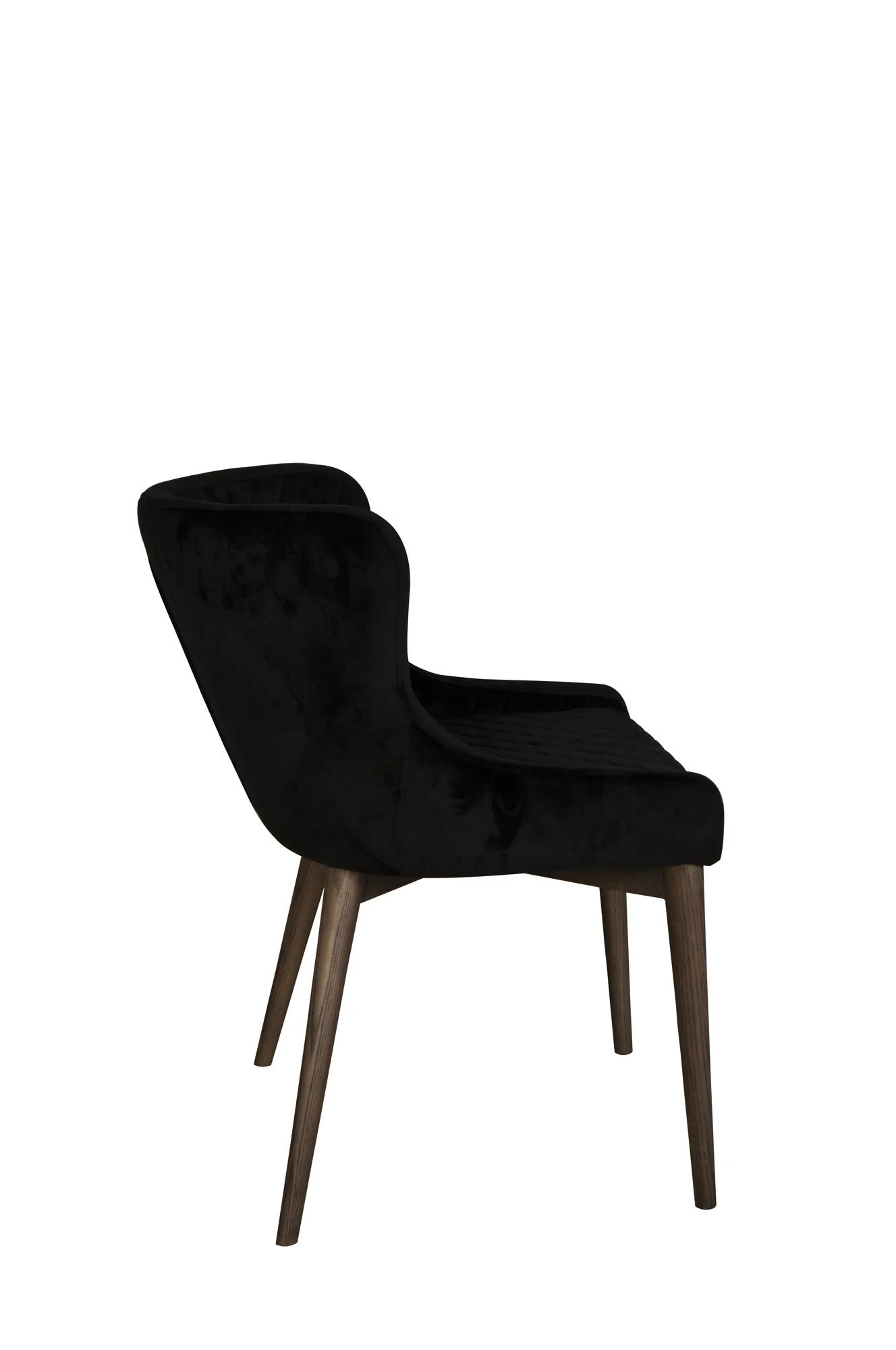 Mila Dining Chair - Black Velvet - Image 11