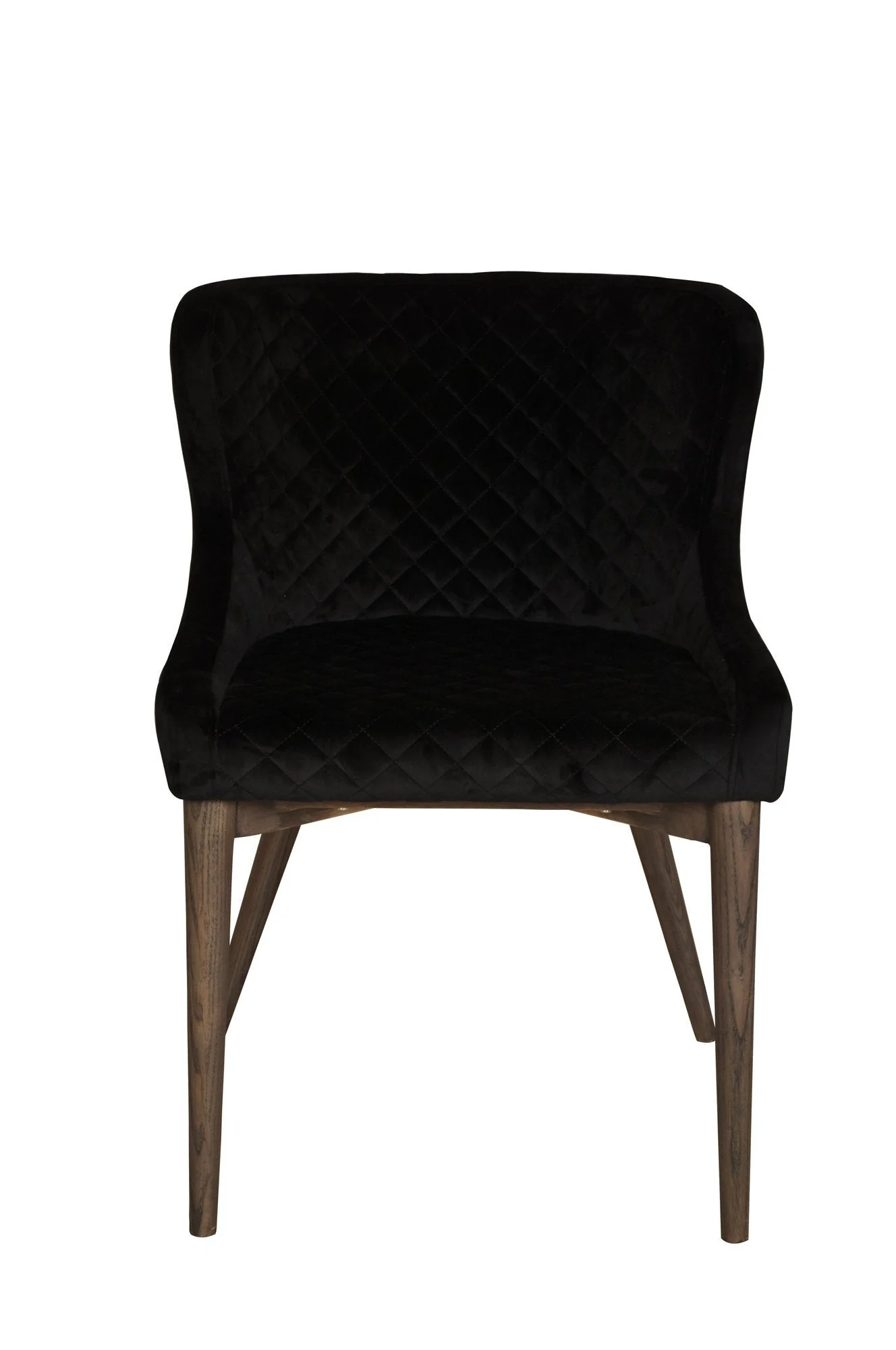 Mila Dining Chair - Black Velvet - Image 9