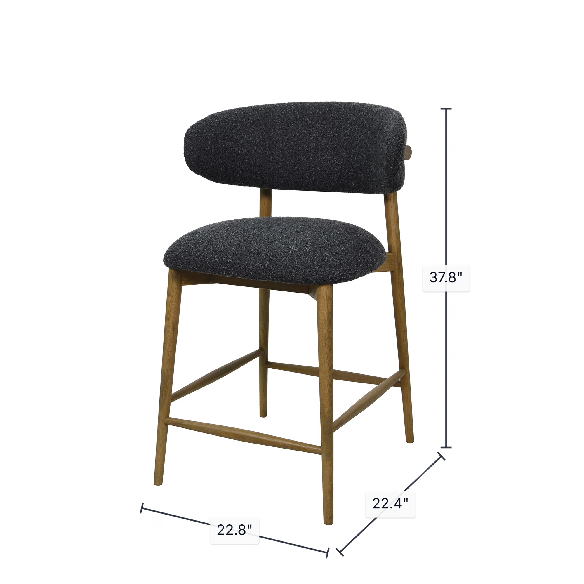 Milo Counter Stool - Cloud Storm (Limited Edition) - Image 3