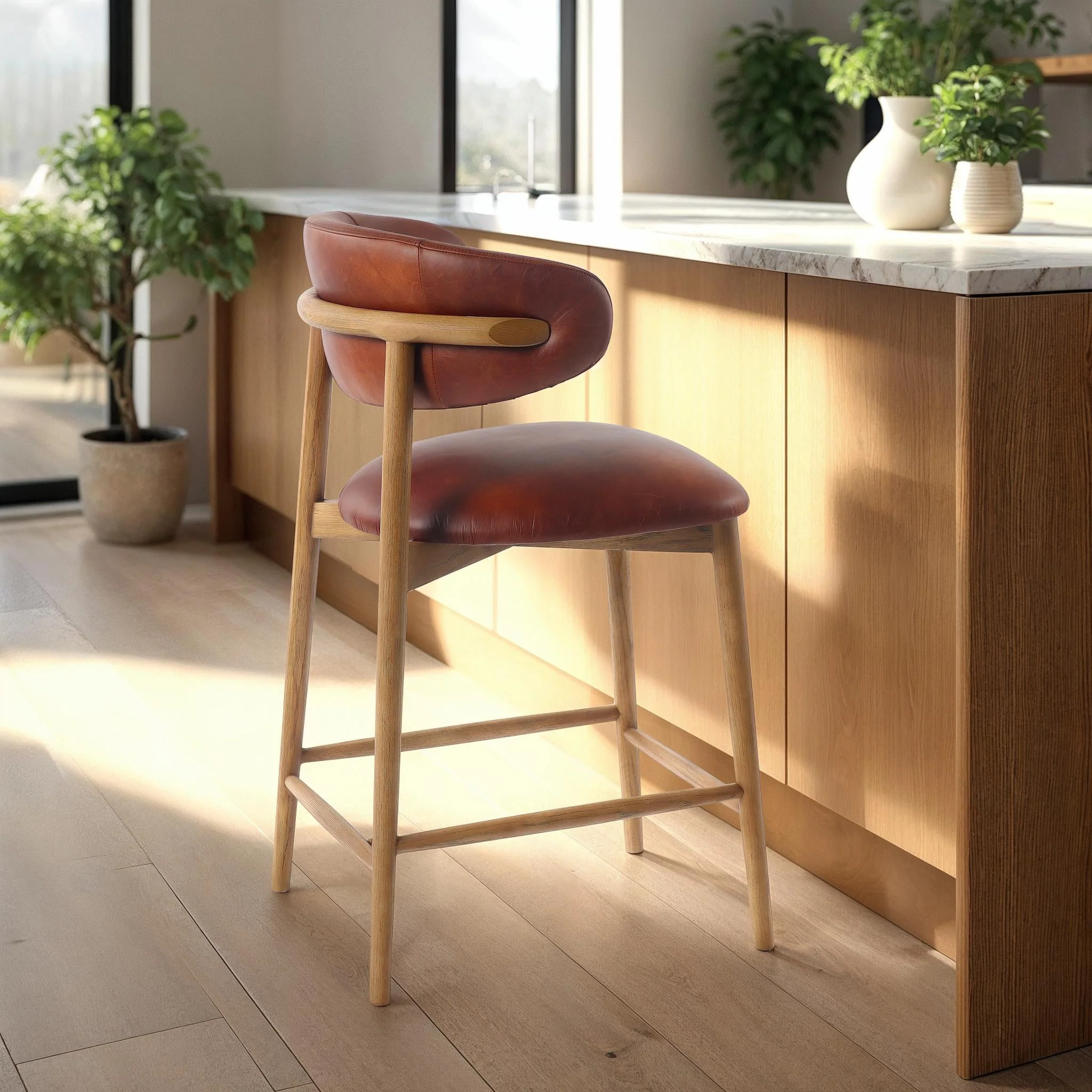 Milo Counter Stool - Tobacco (TH) - Image 2