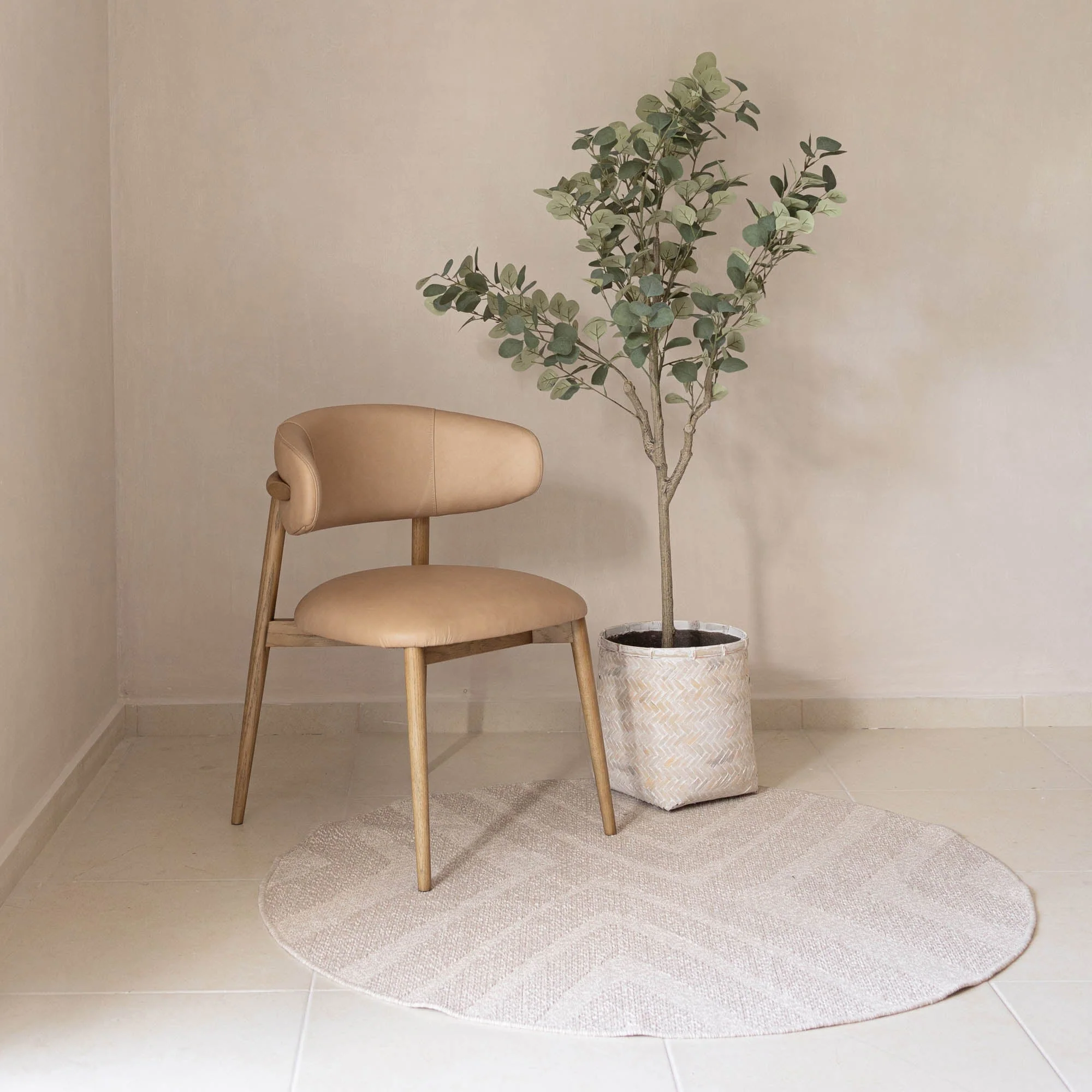 Milo Dining Chair - Nude (TH) - Image 9