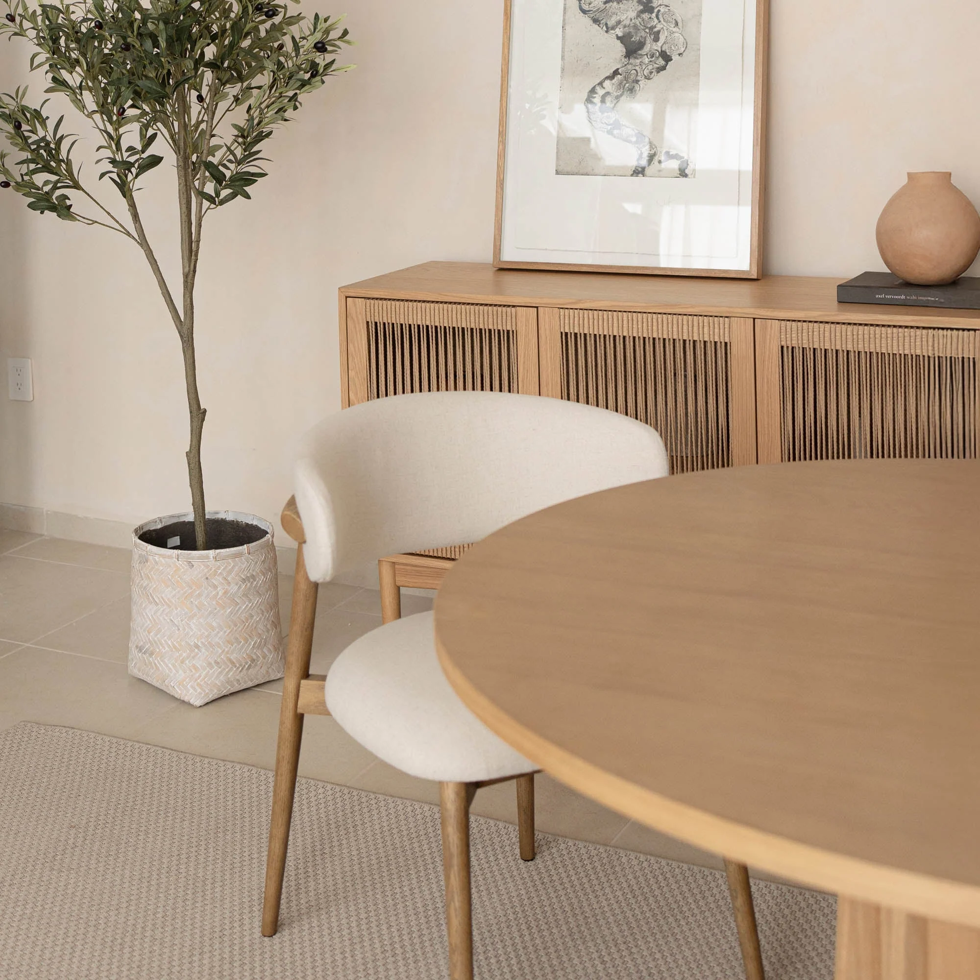 Milo Dining Chair - Savile Flax (TH) - Image 10