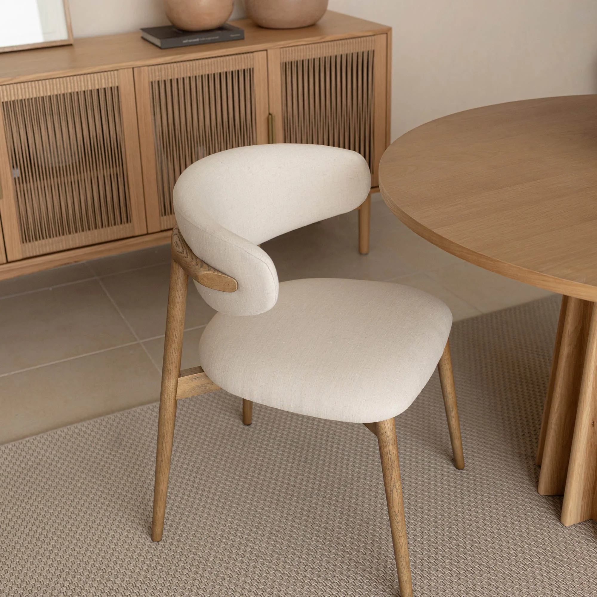 Milo Dining Chair - Savile Flax (TH) - Image 11