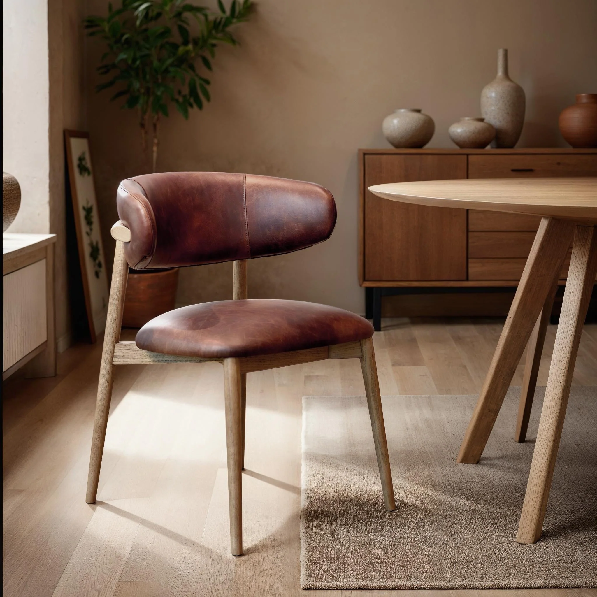 Milo Dining Chair - Tobacco (TH) - Image 9