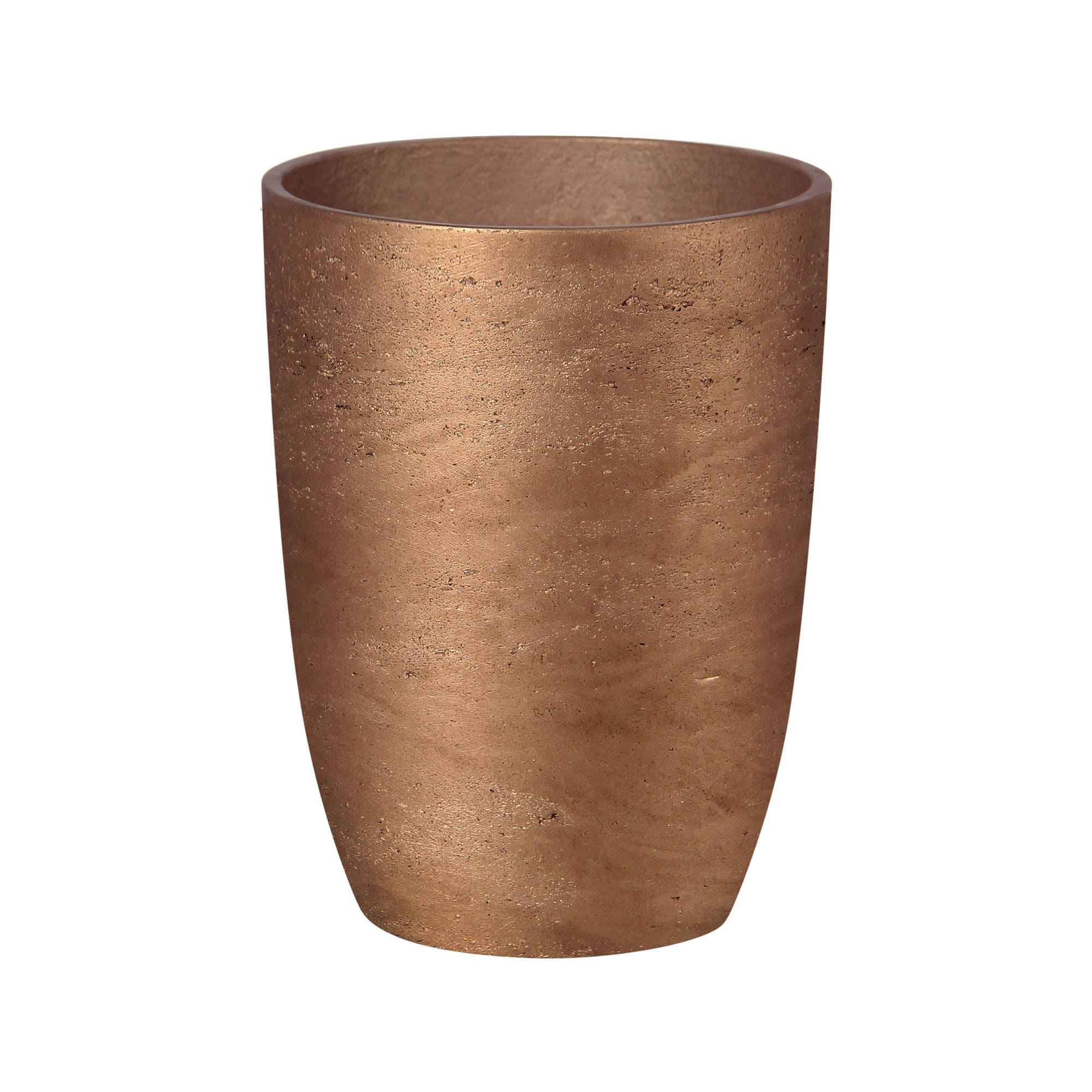 Mineral Medium Tapered Vase - Metallic Bronze