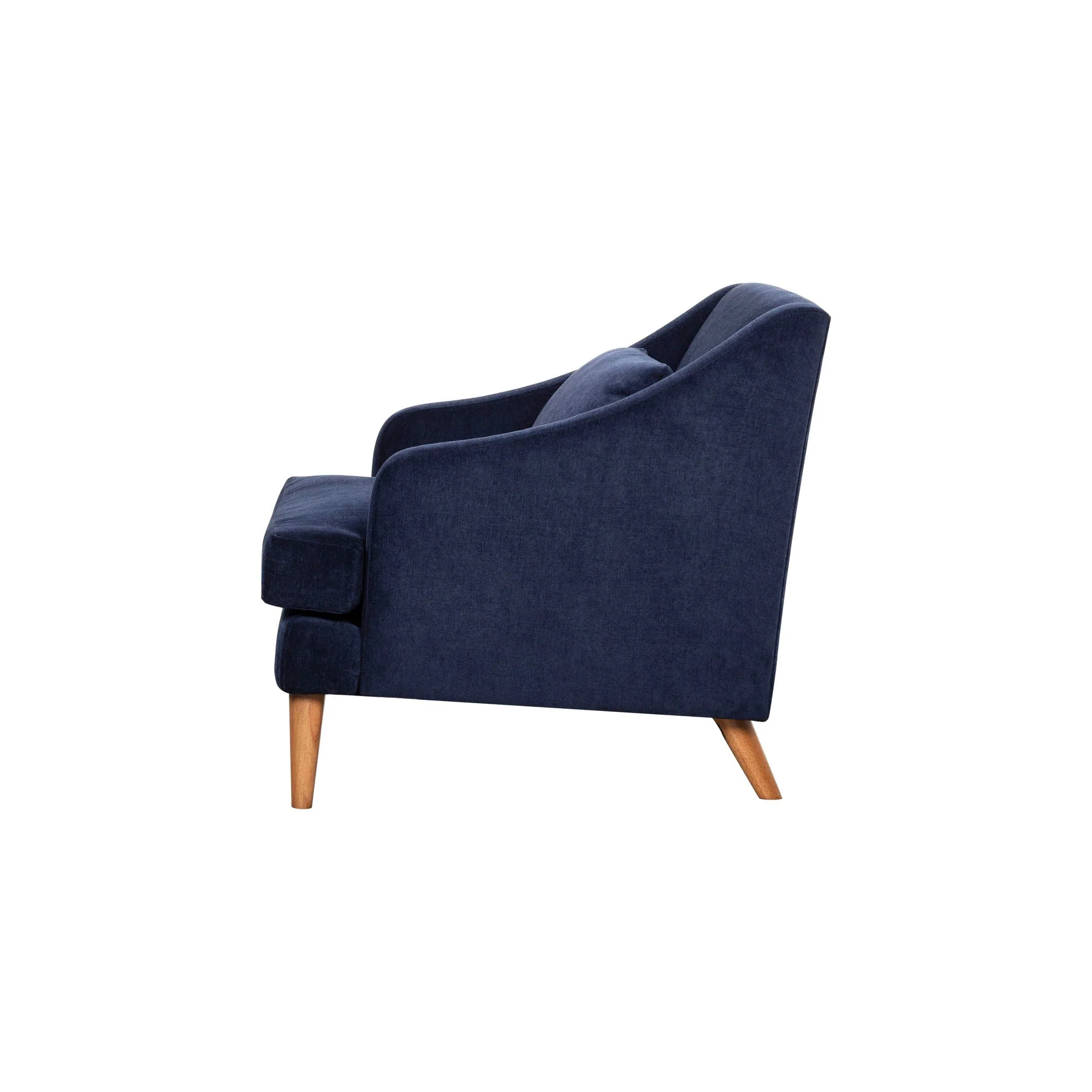 Missy Club Chair - Navy Velvet - Image 4