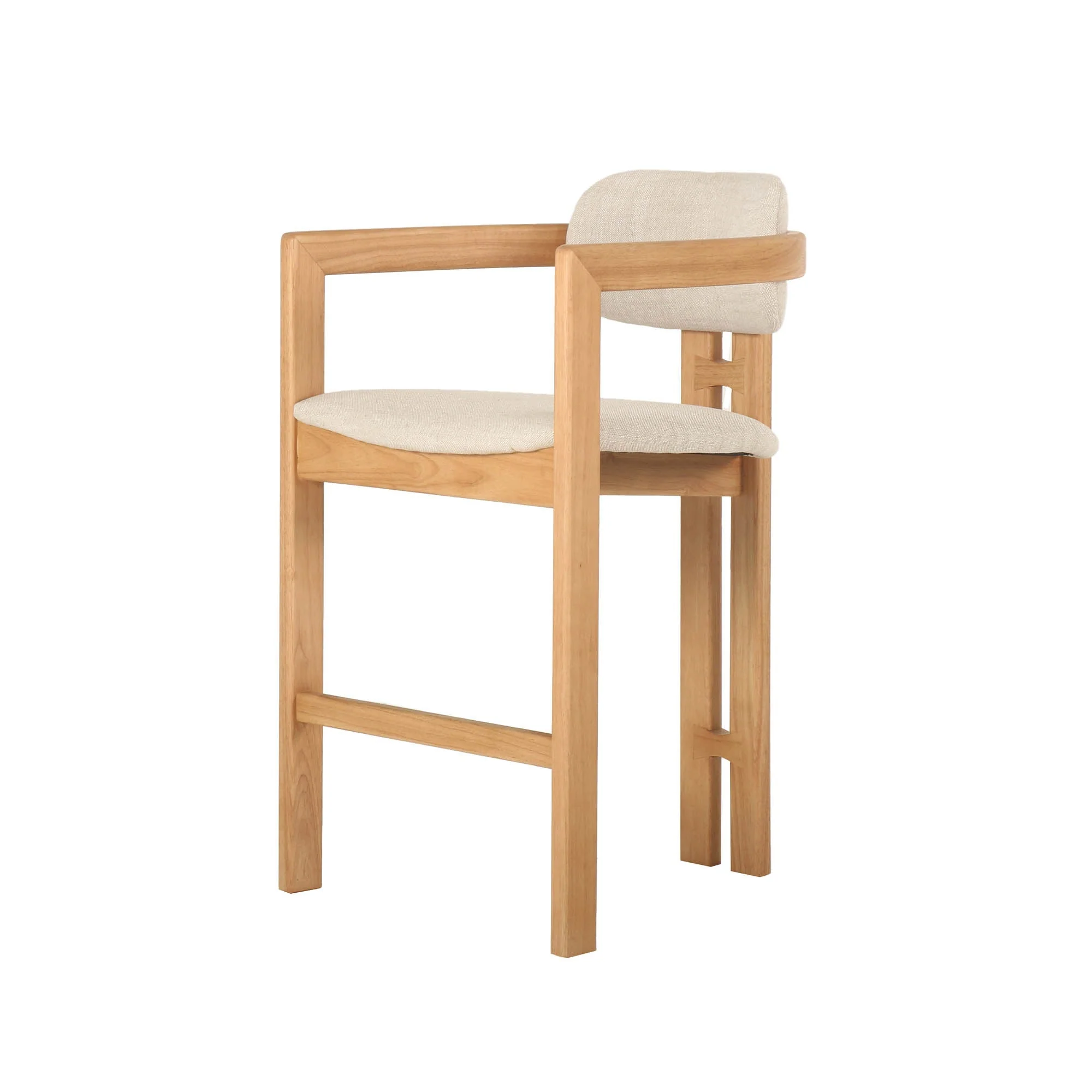 Monterrey Counter Stool - Cream Tweed