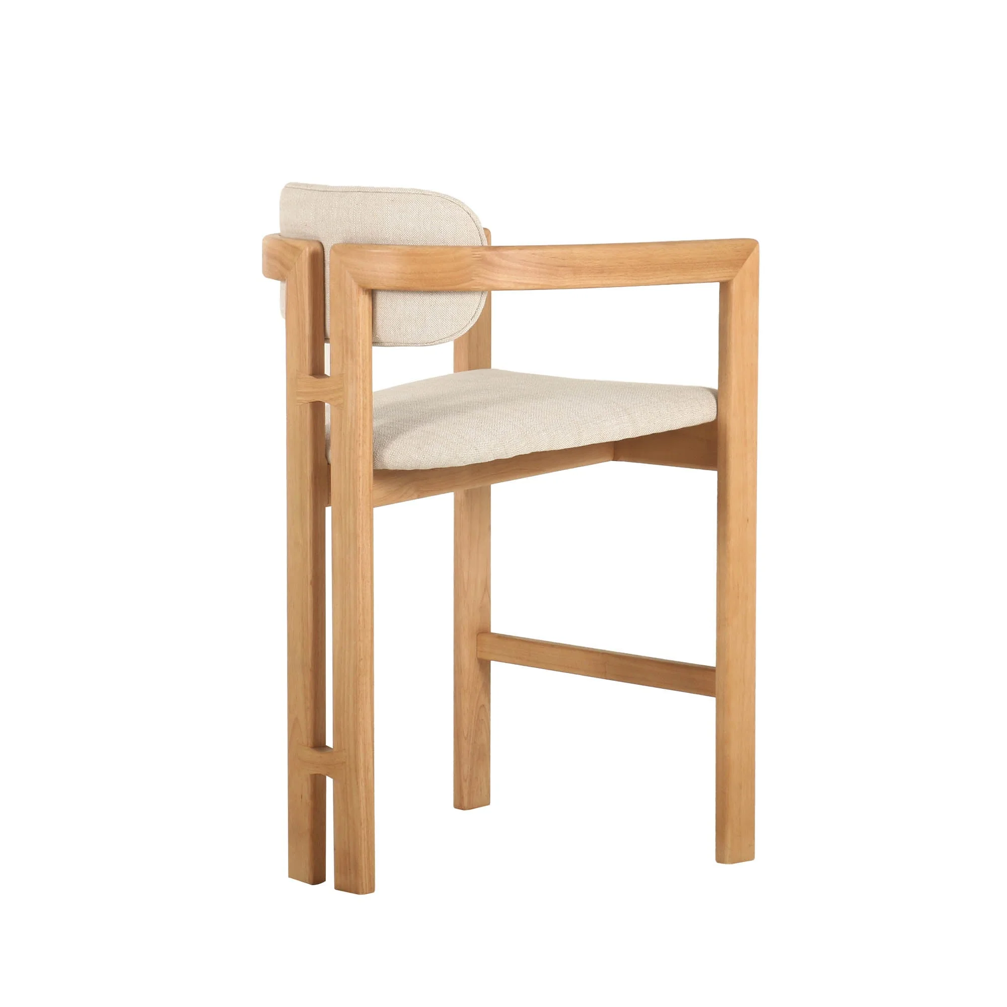 Monterrey Counter Stool - Cream Tweed - Image 7