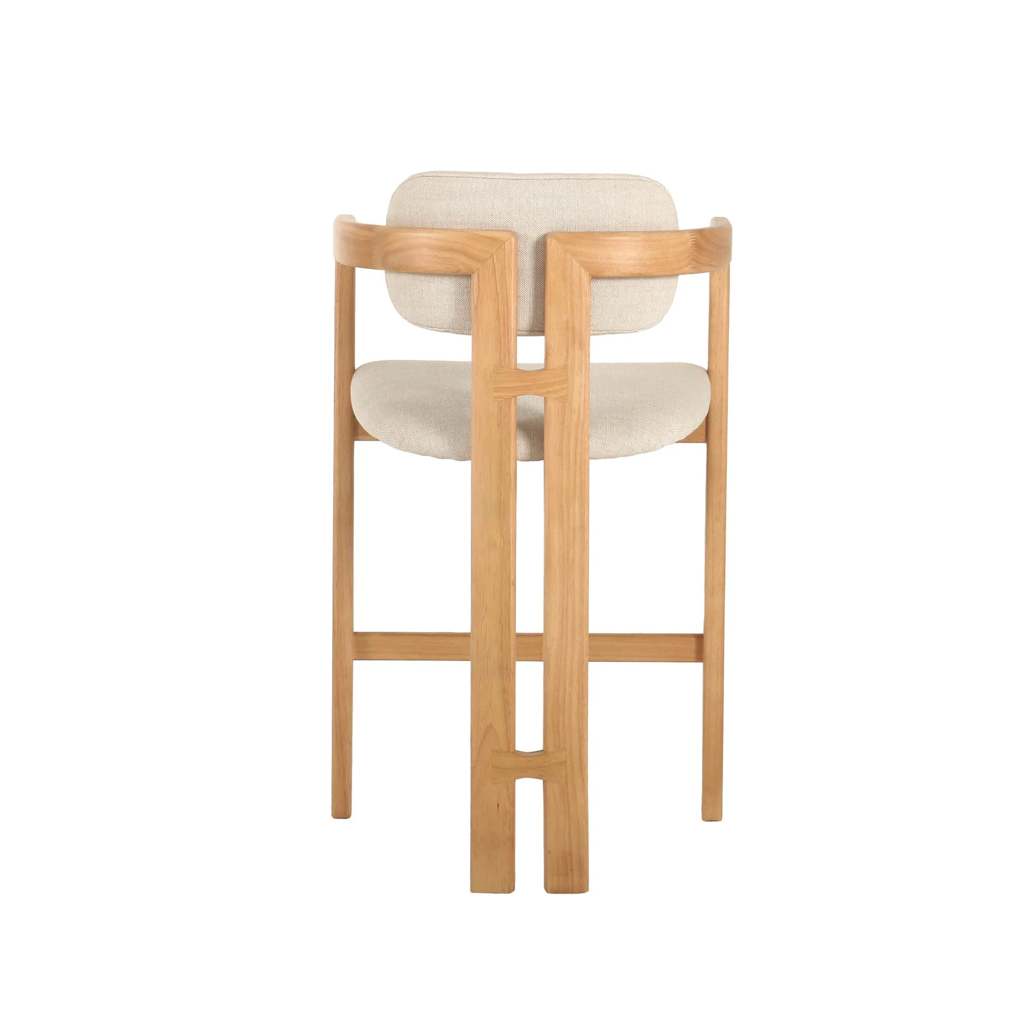 Monterrey Counter Stool - Cream Tweed - Image 8