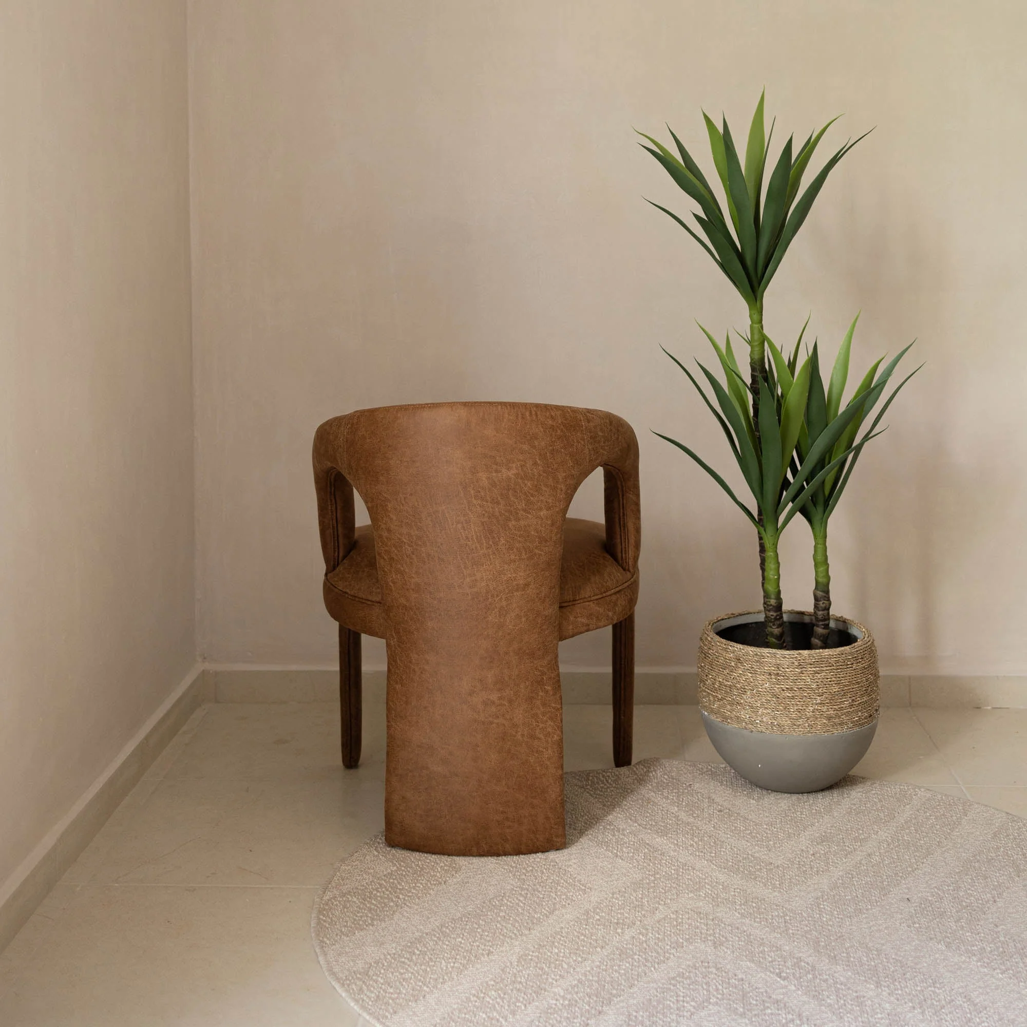 Naomi Dining Chair - Cognac - Image 12