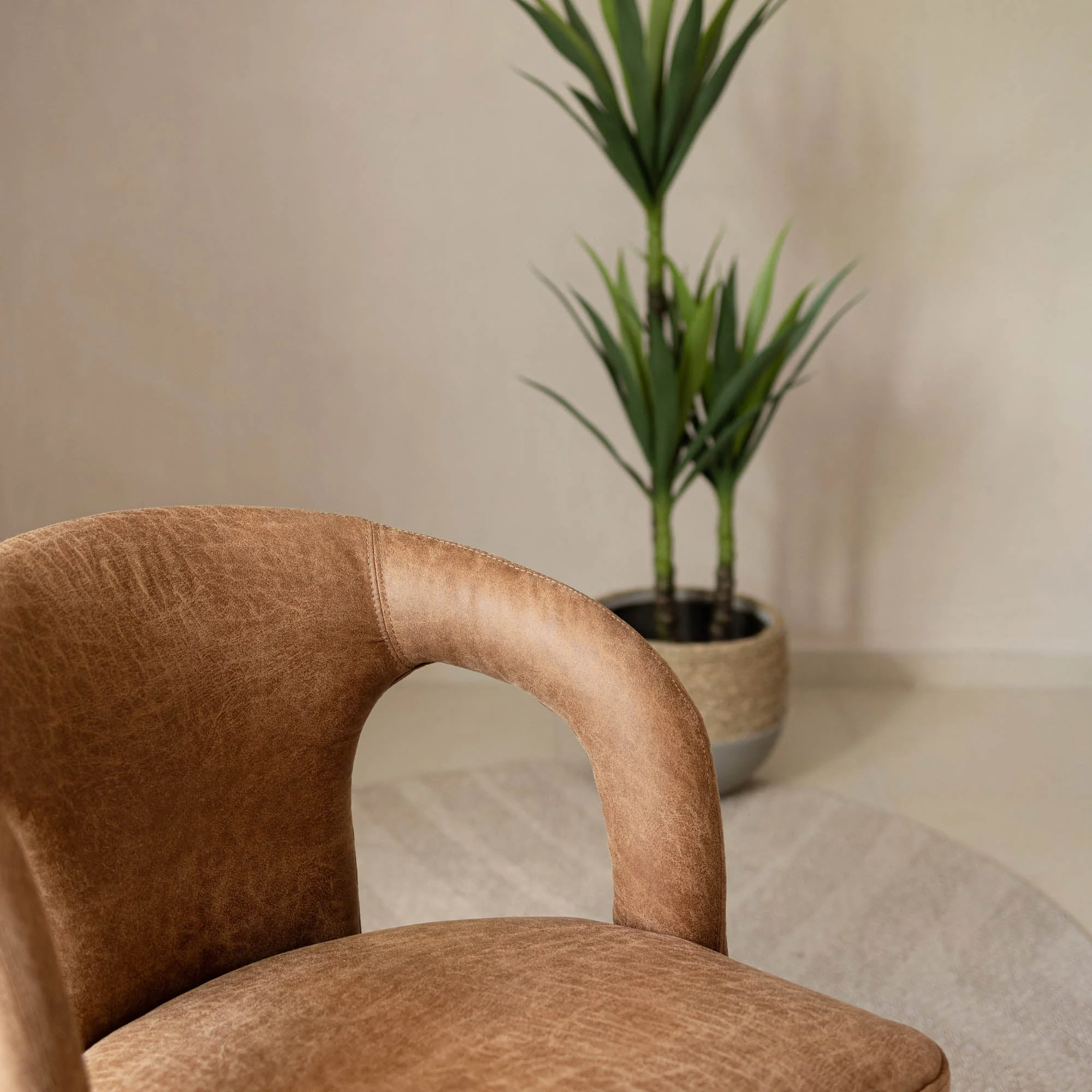 Naomi Dining Chair - Cognac - Image 13