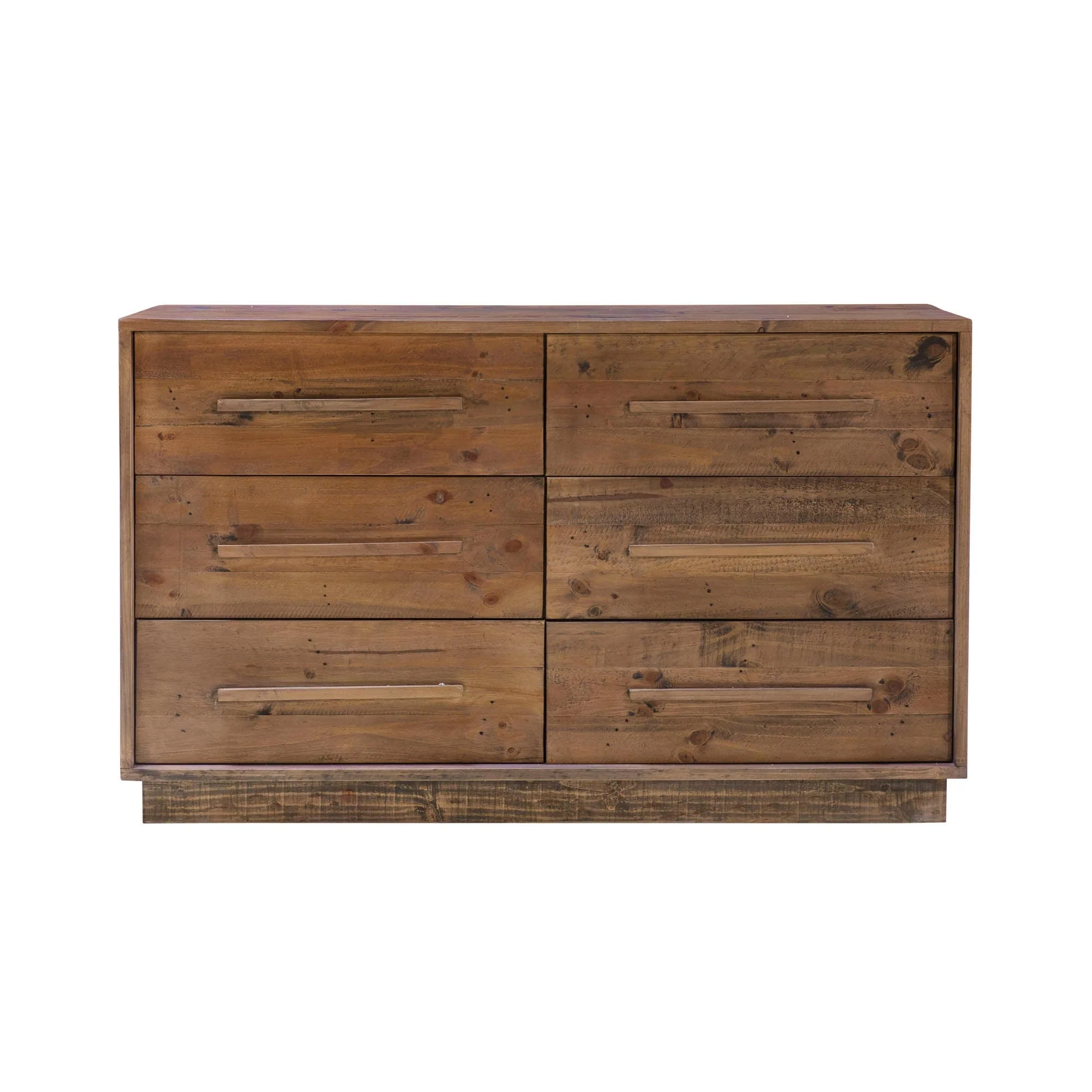 Nevada 6 Drawer Dresser - Dark Driftwood - Image 4