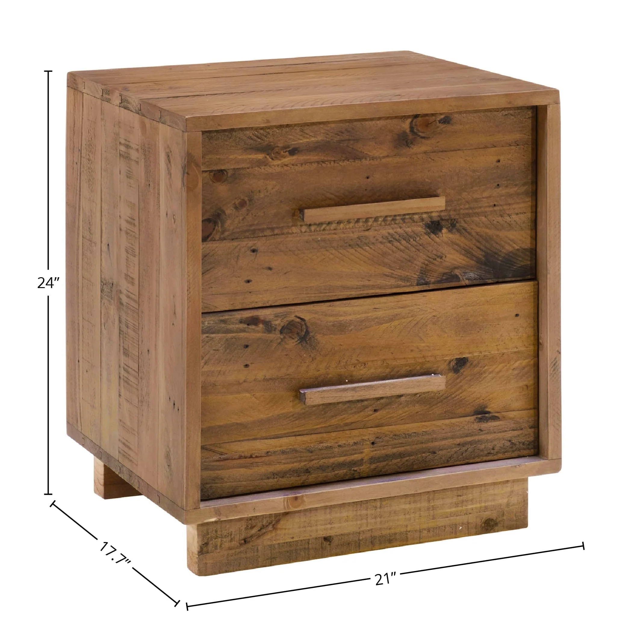 Nevada Nightstand - Dark Driftwood - Image 3