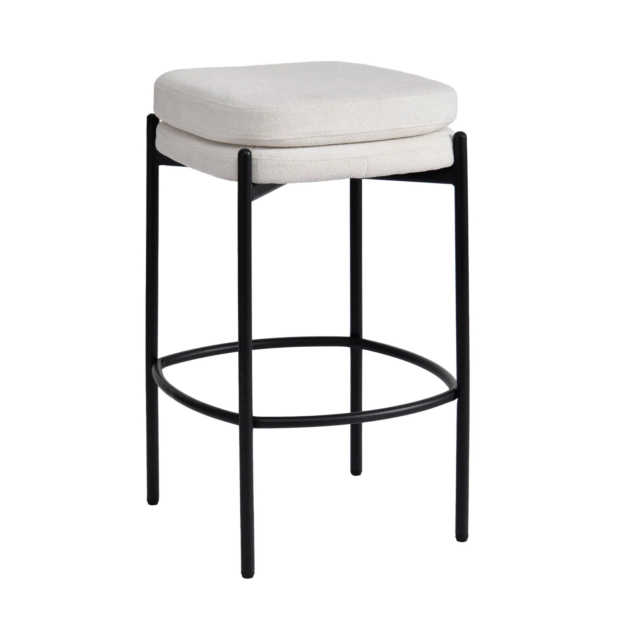 Nina Counter Stool - Oatmeal - Image 6
