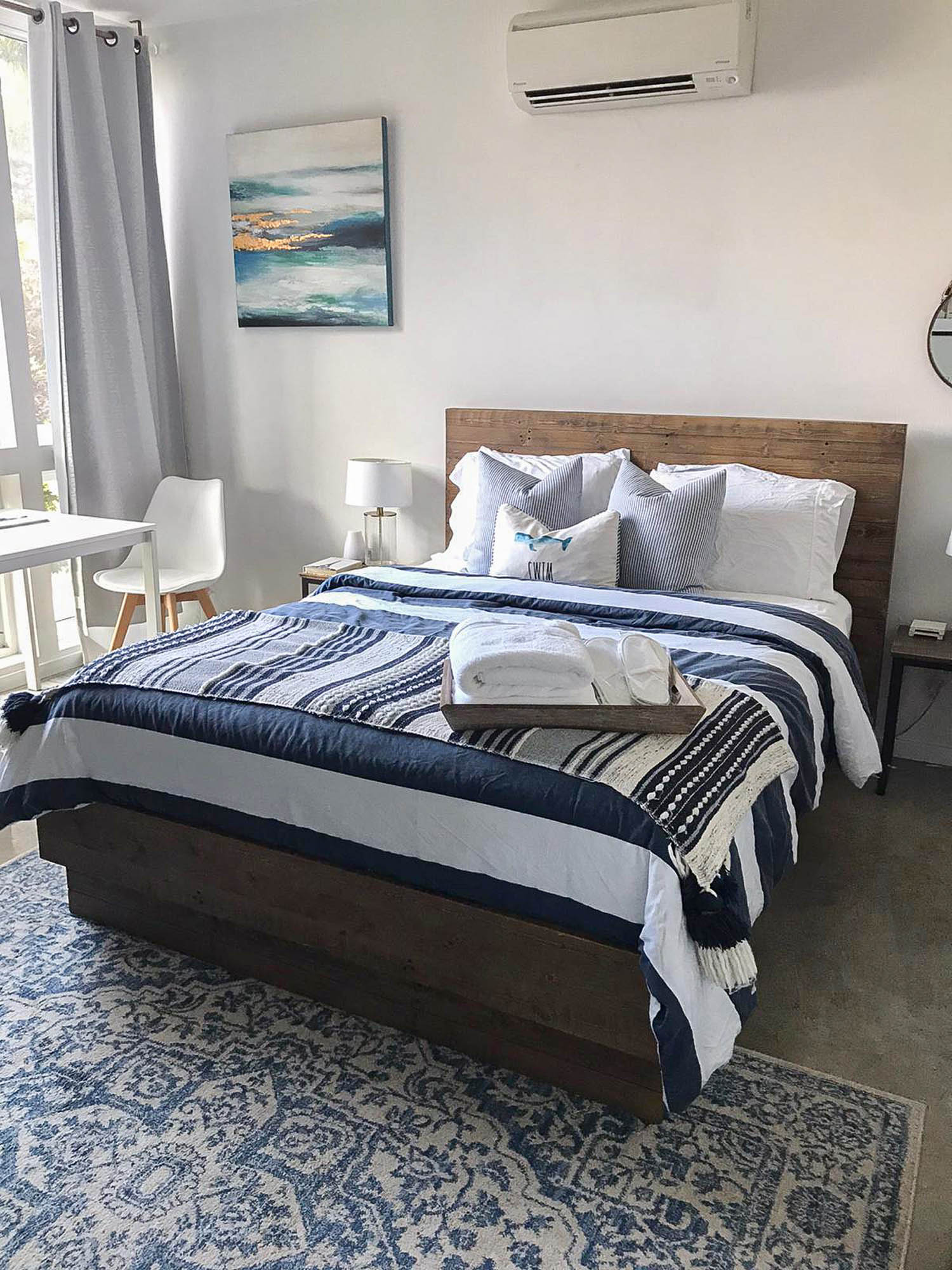 Nevada Queen Bed - Dark Driftwood - Image 15