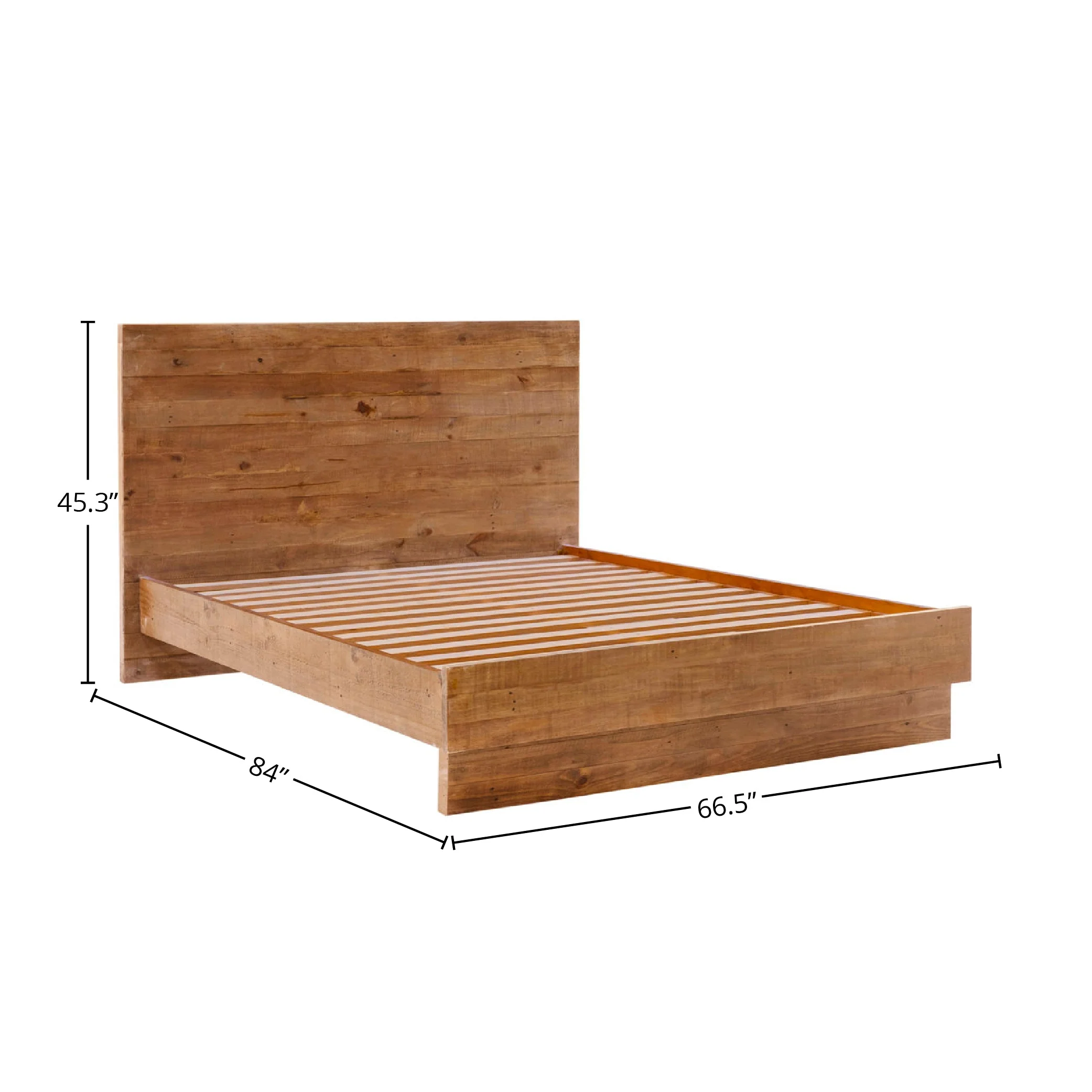 Nevada Queen Bed - Dark Driftwood - Image 3