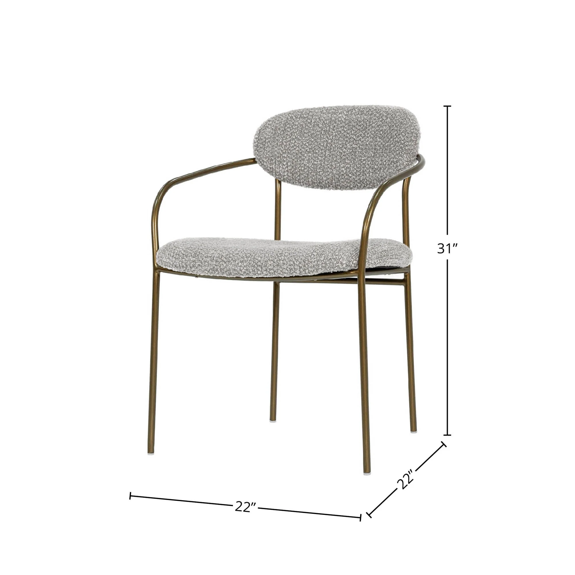Oasis Arm Dining Chair - Image 3