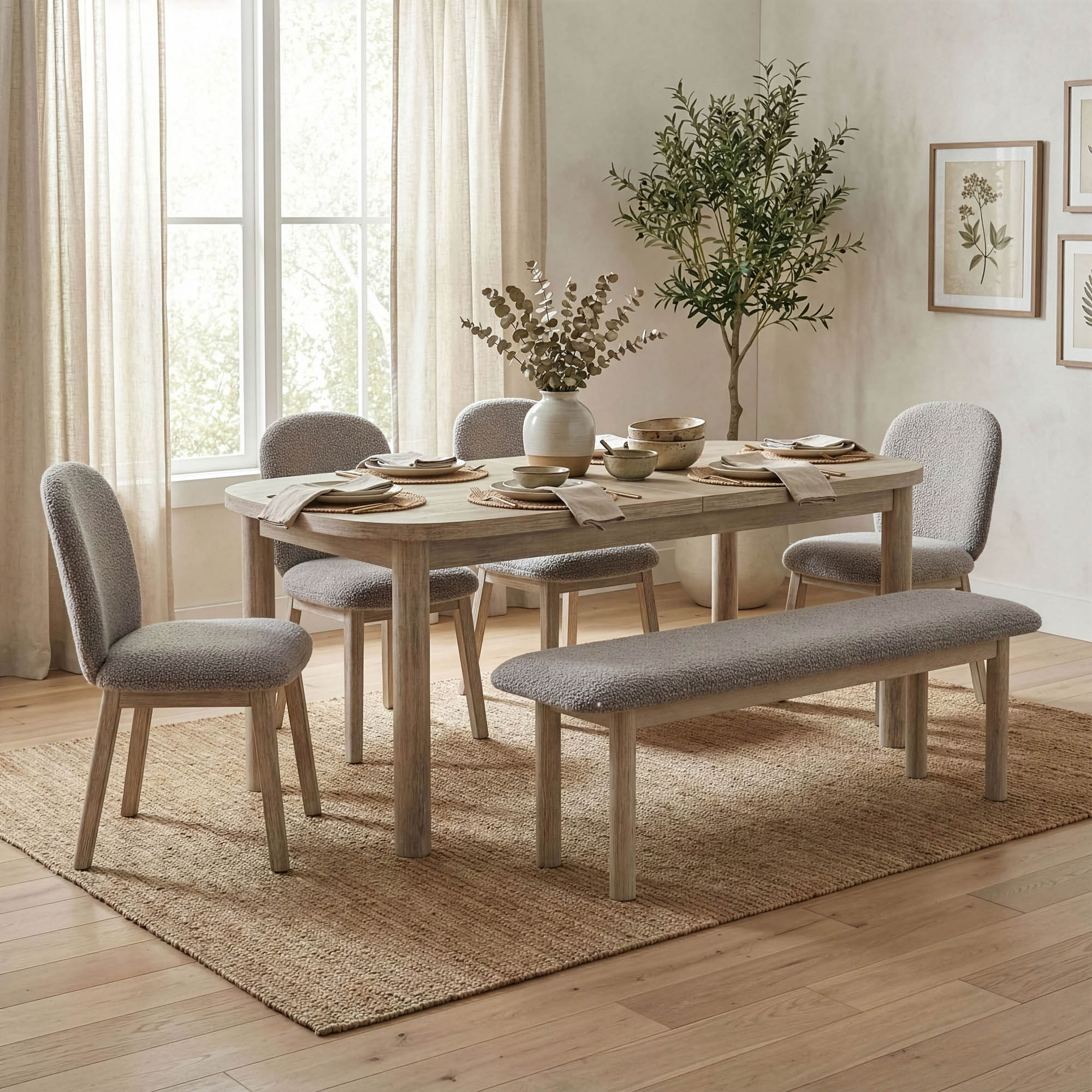 Oasis Dining Chair - Oatmeal - Image 18