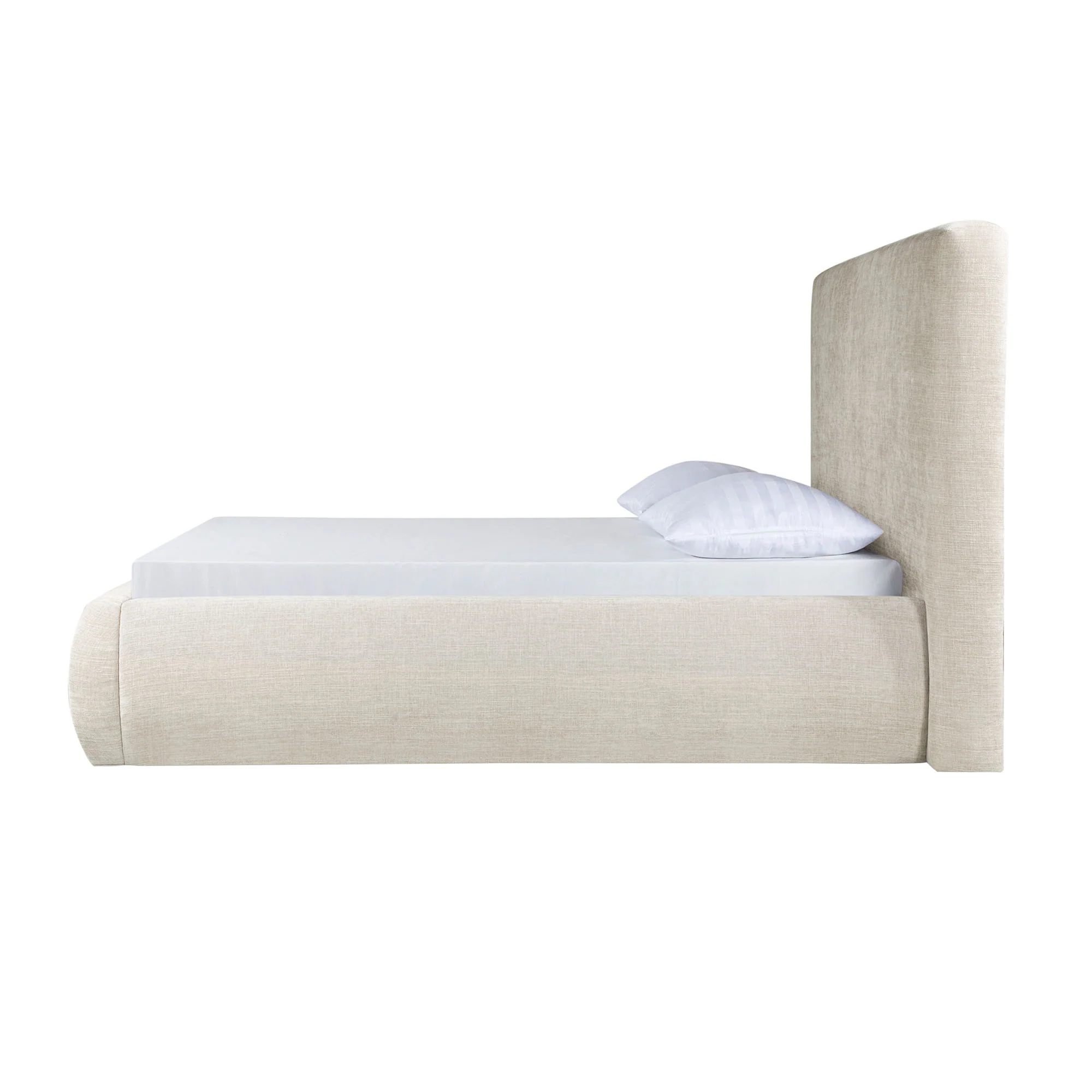 Oceana Queen Bed - Taupe - Image 6