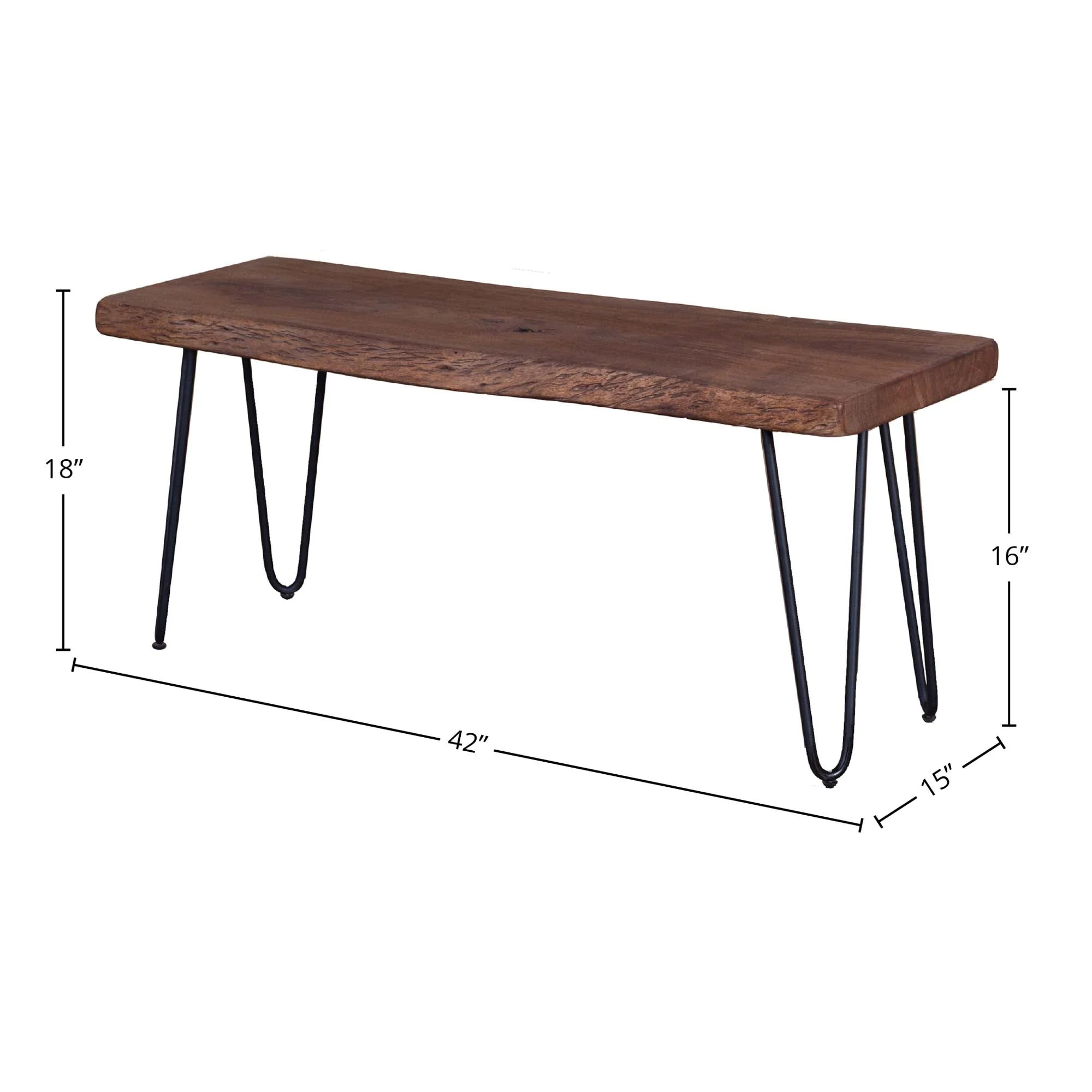 Organic Bench - Matte Brown - Image 3