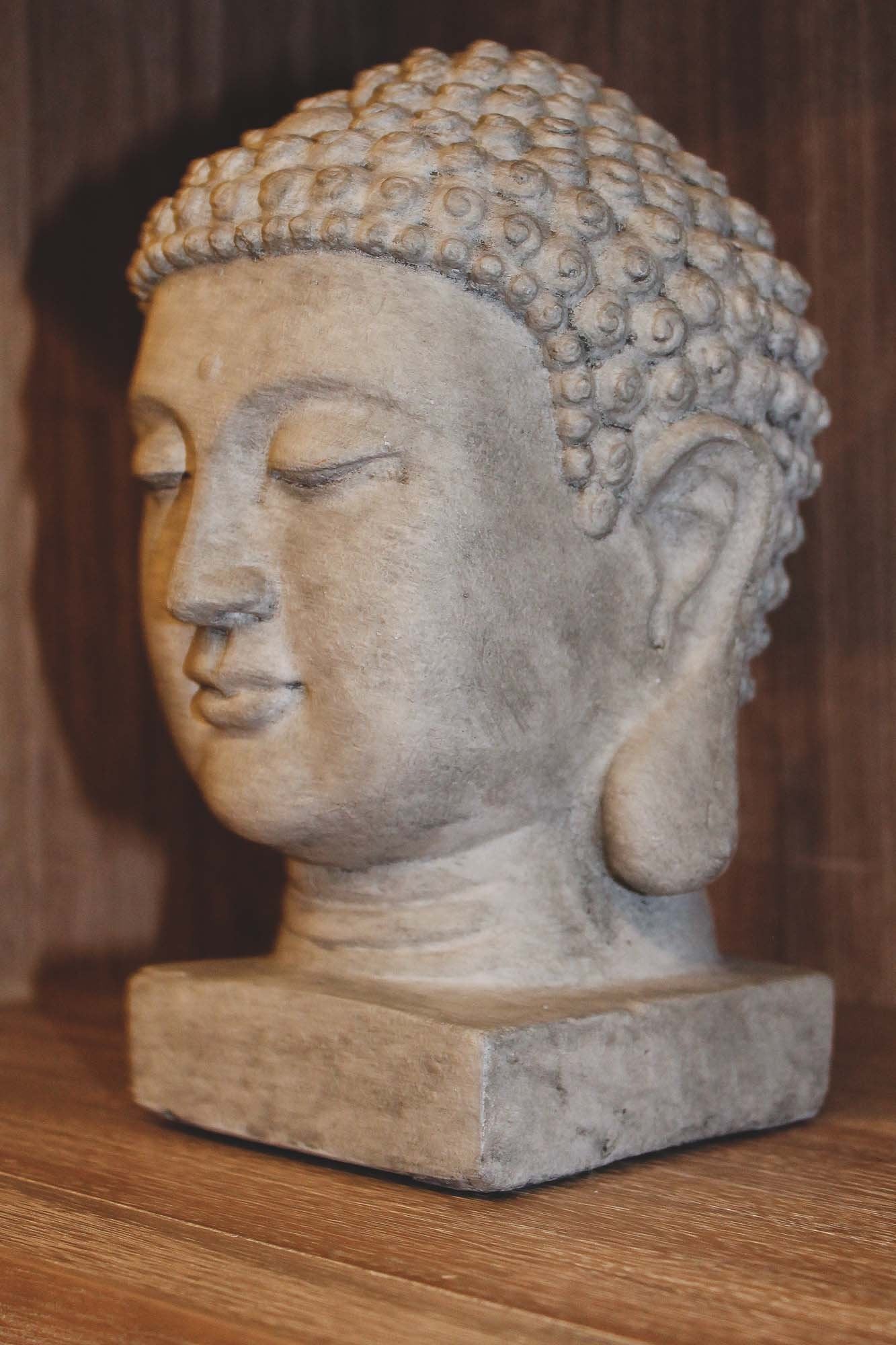 Patio Buddha Head - Image 3