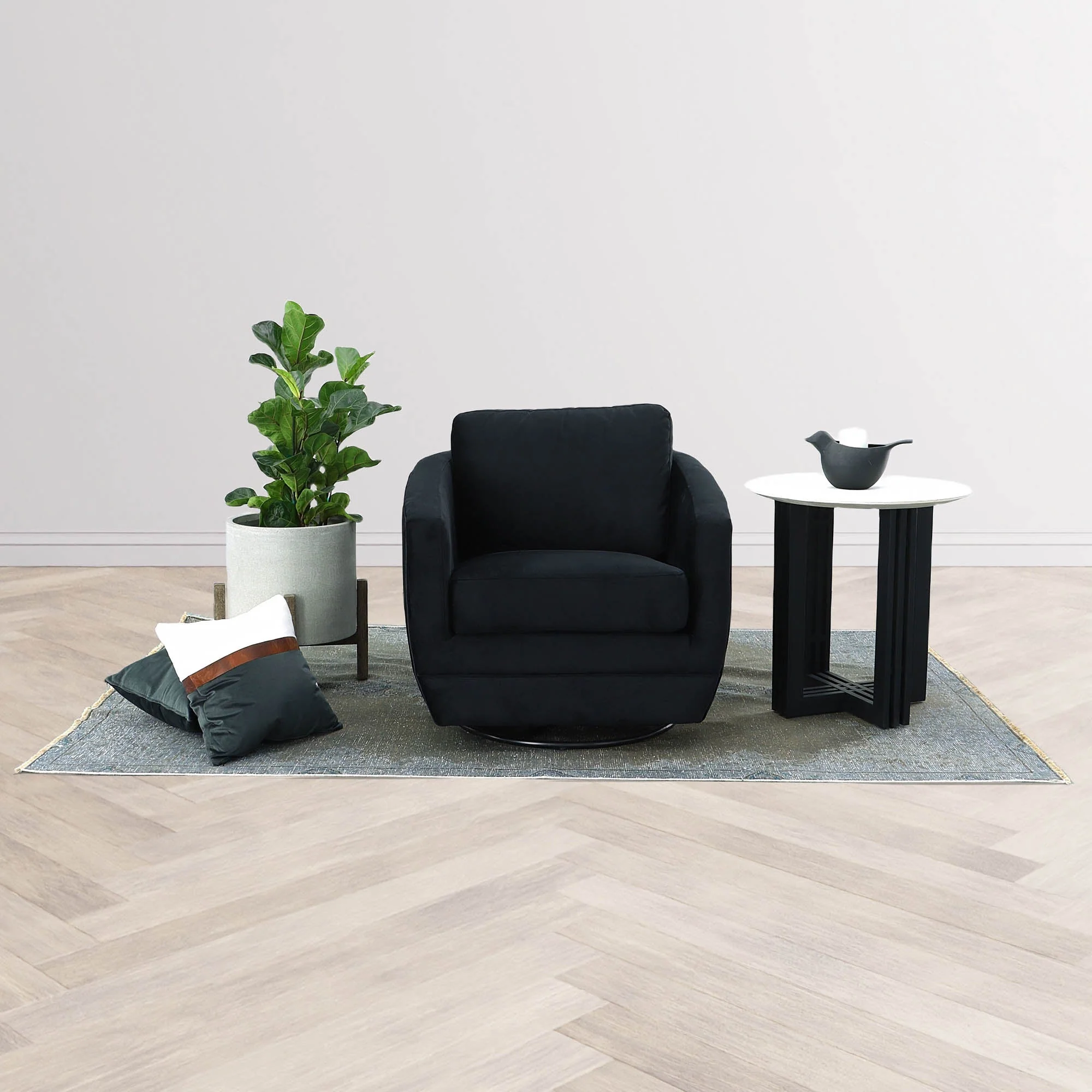 Patio Round Standing Pot - Natural Stone - Image 9